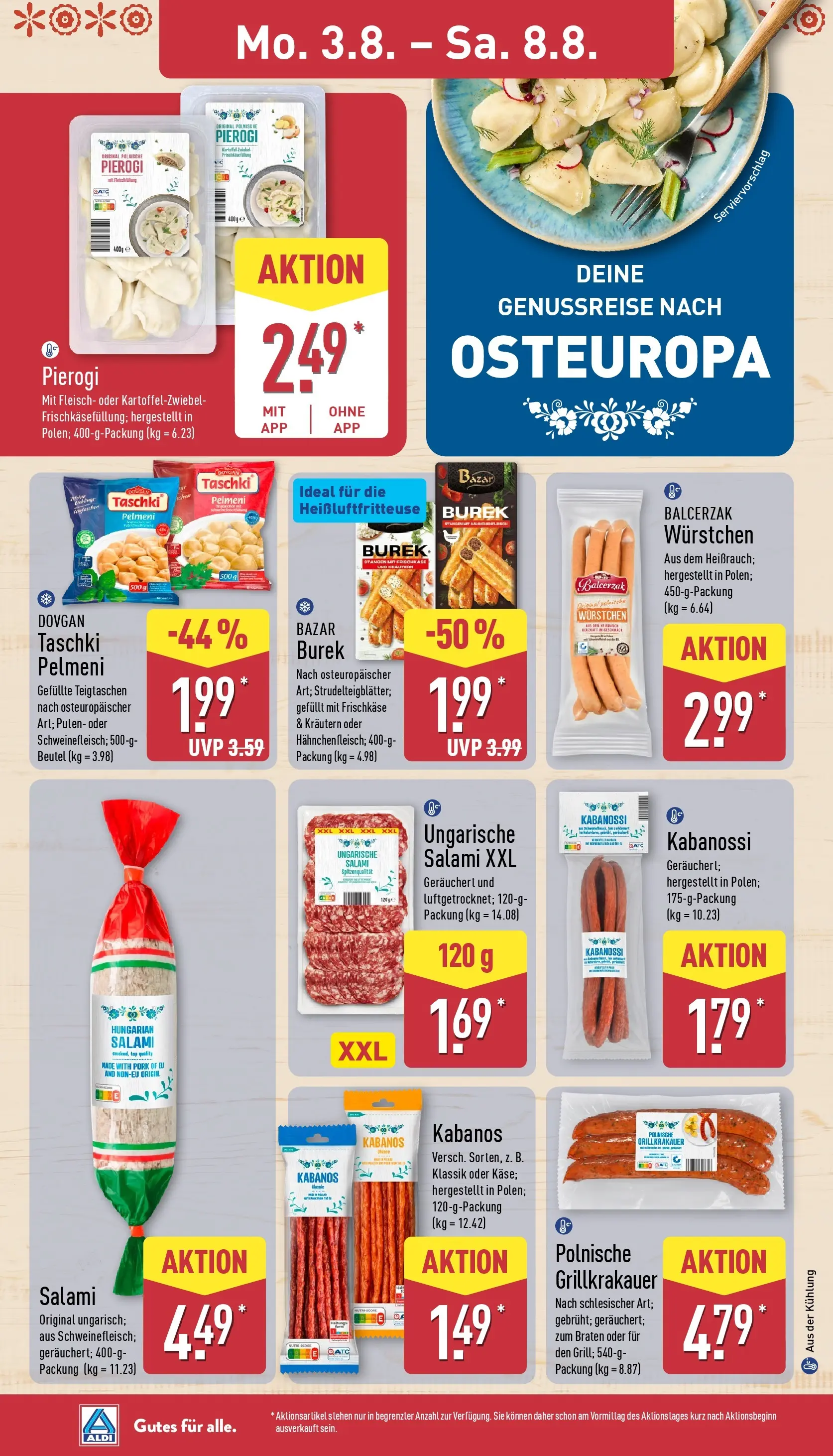 Aldi Wochenangebote (ab 03.08.2026) » Angebote Online | Seite: 12 | Produkte: Top, Salami, Fleisch, Frischkase