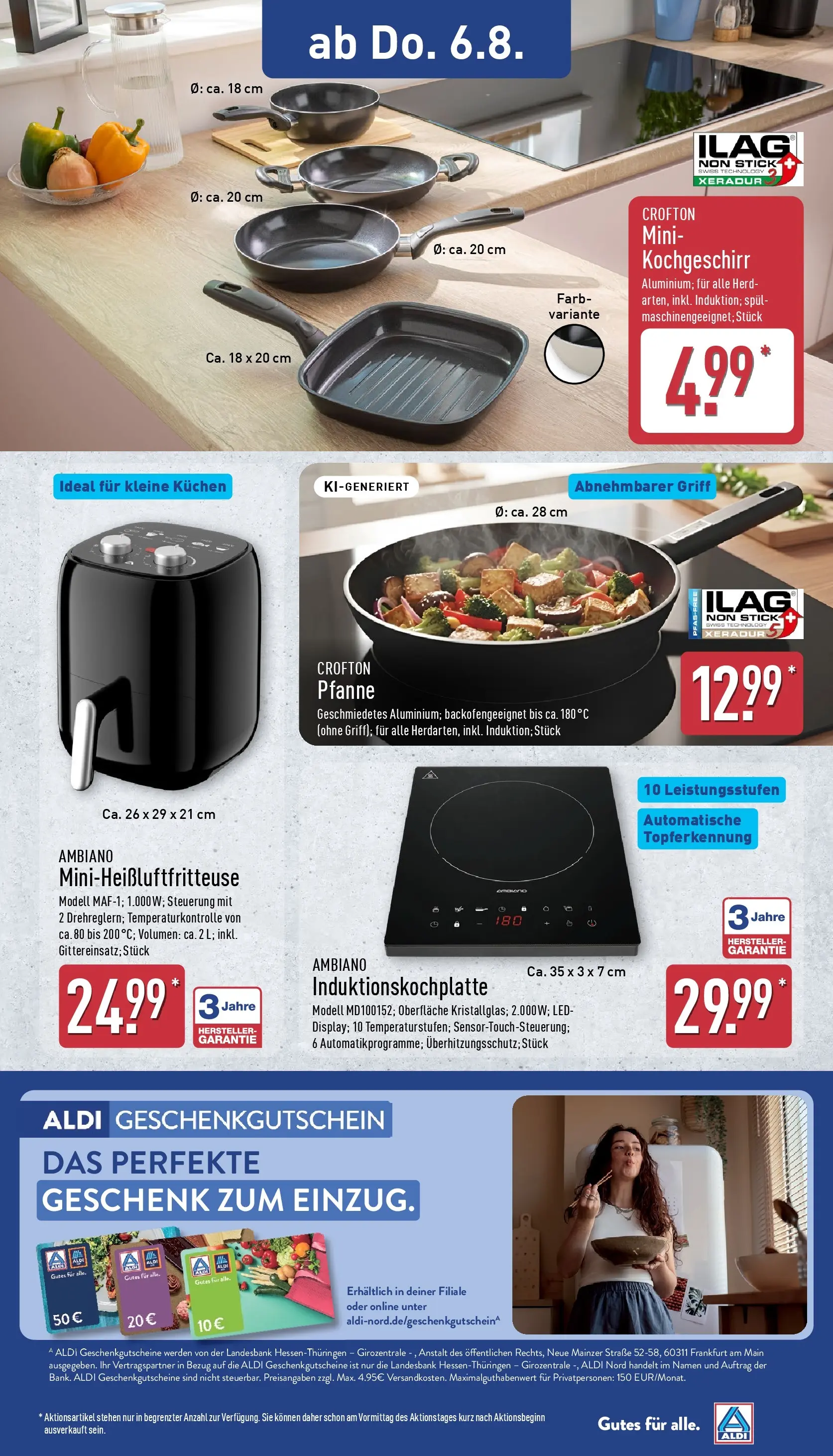 Aldi Wochenangebote (ab 03.08.2026) » Angebote Online | Seite: 27 | Produkte: Herd, Kuchen