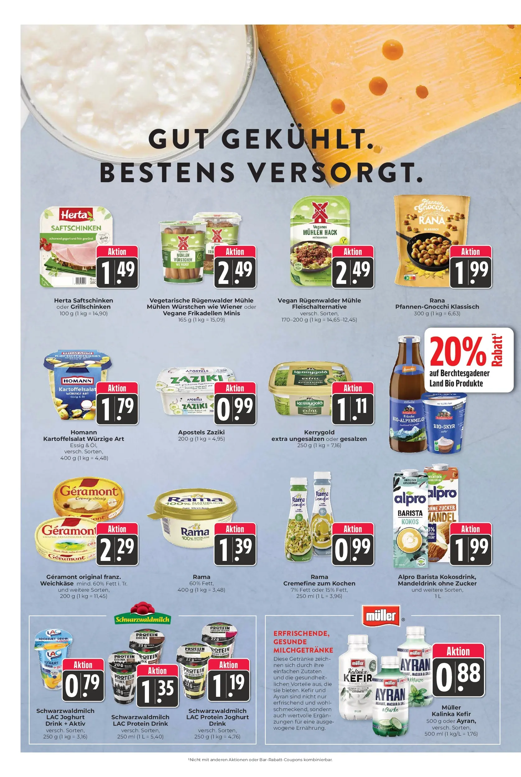 Angebote - Hieber's Frischecenter: Meine Woche (ab 27.07.2026) zum Blättern | Seite: 10 | Produkte: Kefir, Joghurt, Wasser, Zucker