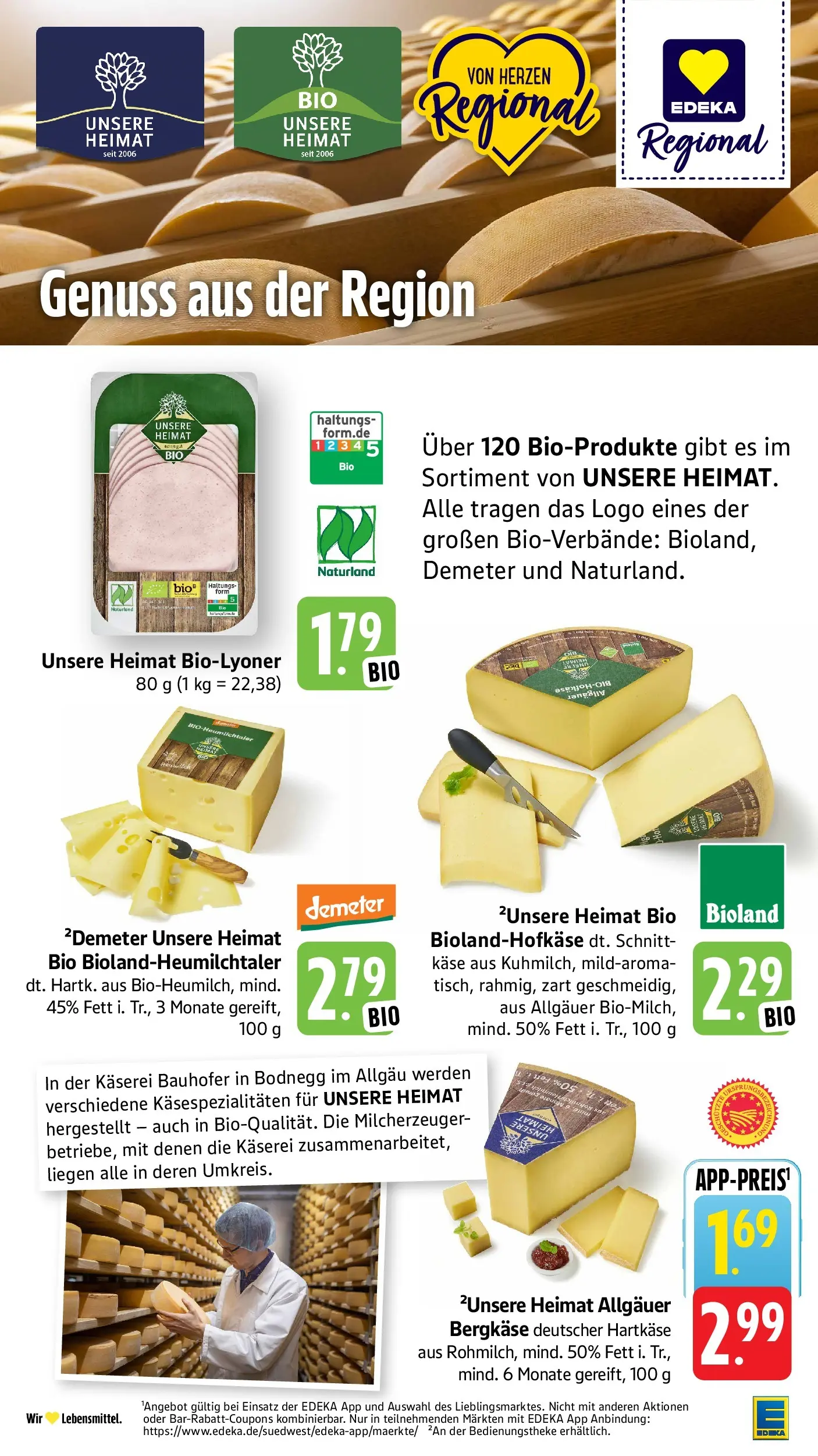 Edeka Prospekt Mühlheim / Donau (ab 27.07.2026) » Angebote Online | Seite: 18 | Produkte: Käse