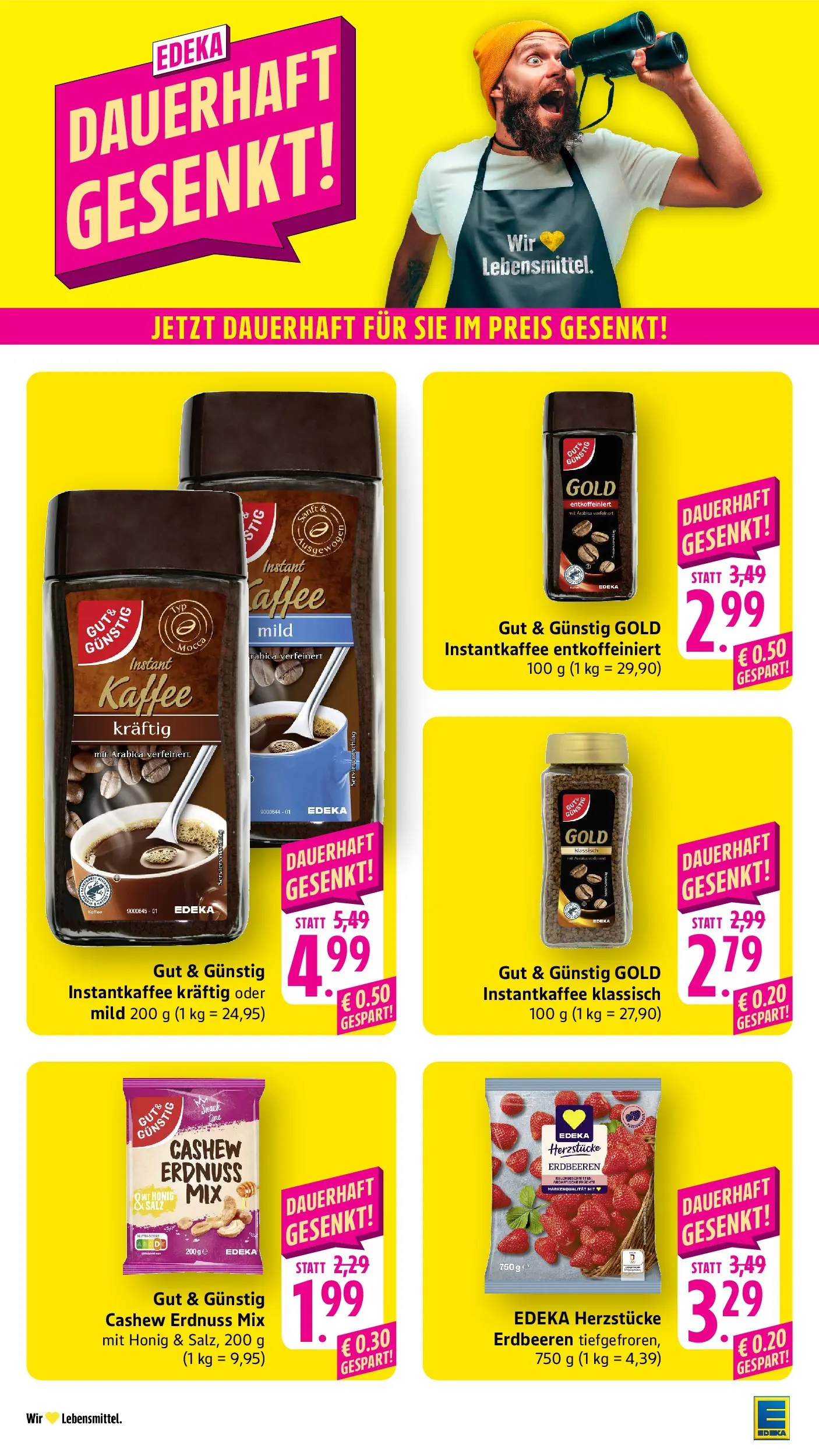 Edeka Prospekt Mühlheim / Donau (ab 27.07.2026) » Angebote Online | Seite: 28 | Produkte: Kaffee, Erdbeeren