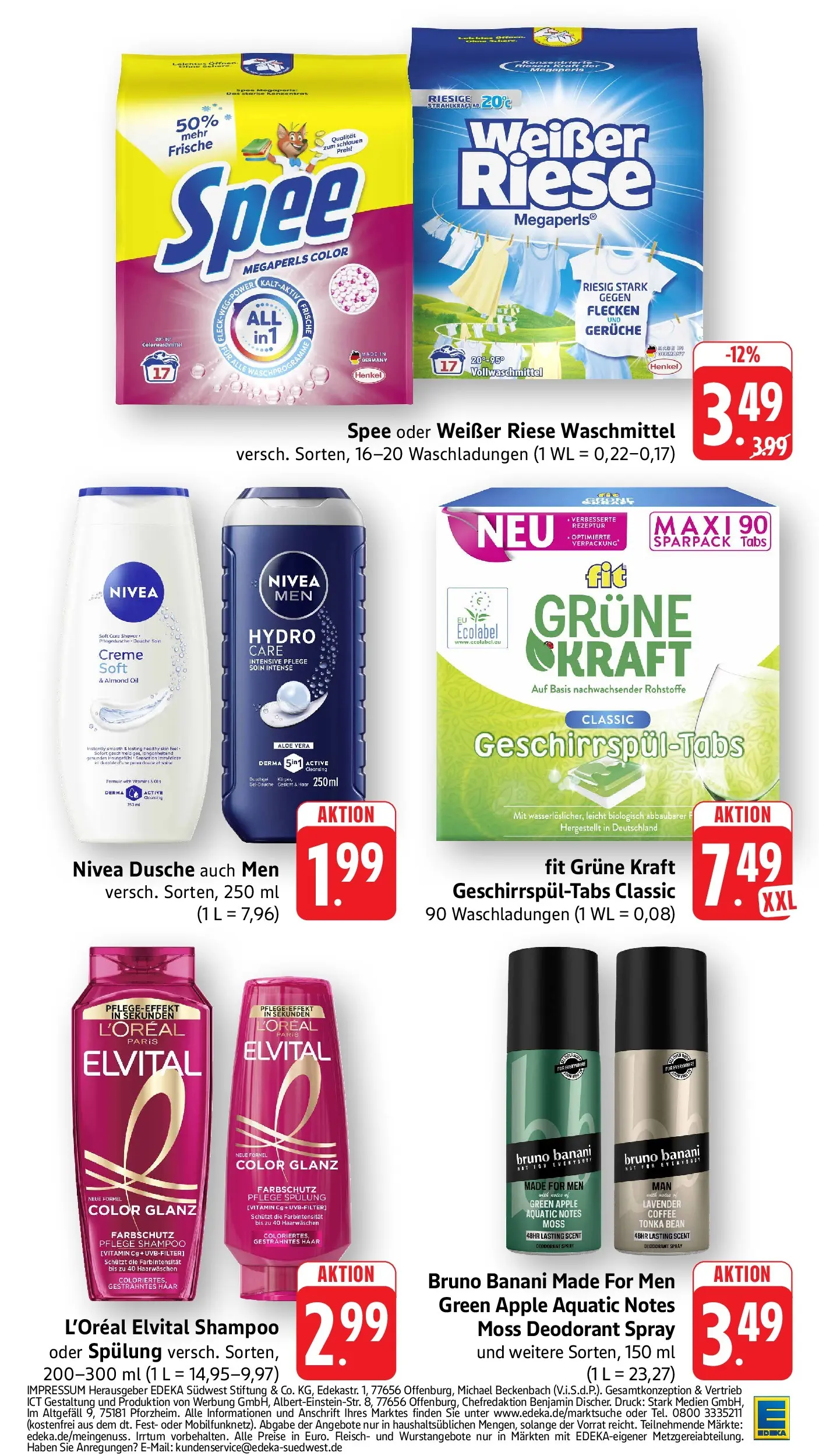 Edeka Prospekt Mühlheim / Donau (ab 27.07.2026) » Angebote Online | Seite: 34 | Produkte: Apple, Creme, Deodorant, Waschmittel