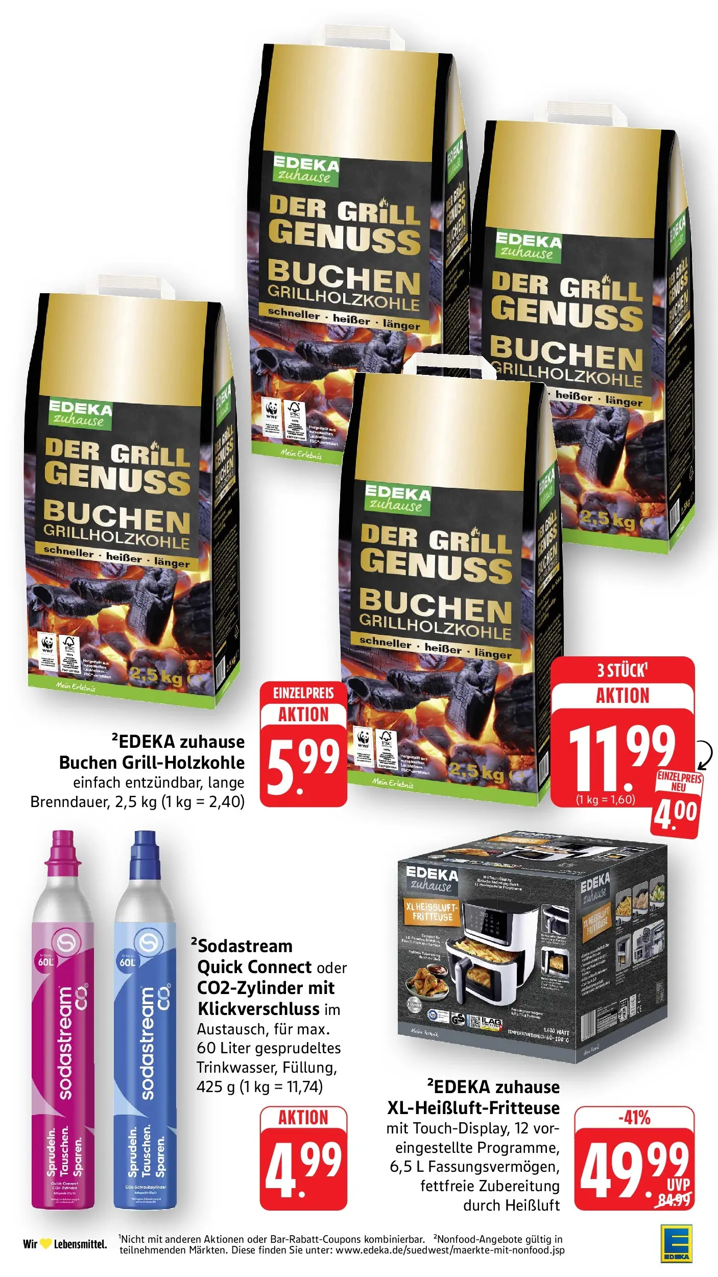 Edeka Prospekt Mühlheim / Donau (ab 27.07.2026) » Angebote Online | Seite: 37 | Produkte: Grill, Fritteuse, Sodastream