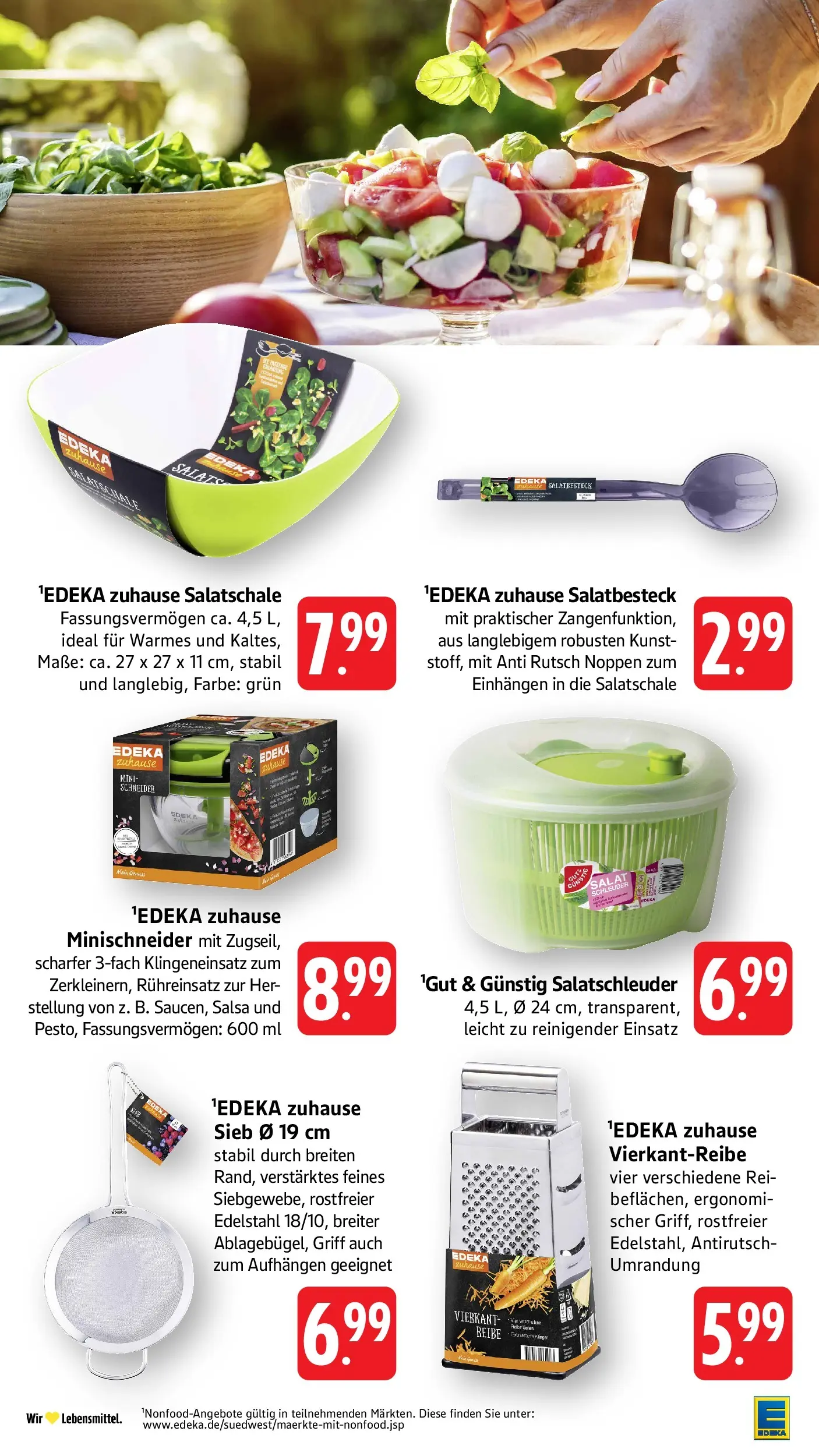 Edeka Prospekt Mühlheim / Donau (ab 27.07.2026) » Angebote Online | Seite: 39 | Produkte: Salat