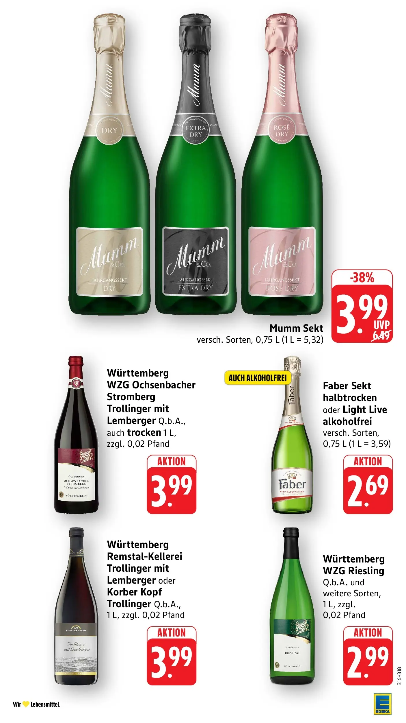 E center Prospekt Sigmaringen (ab 27.07.2026) zum Blättern | Seite: 32 | Produkte: Mumm sekt, Sekt