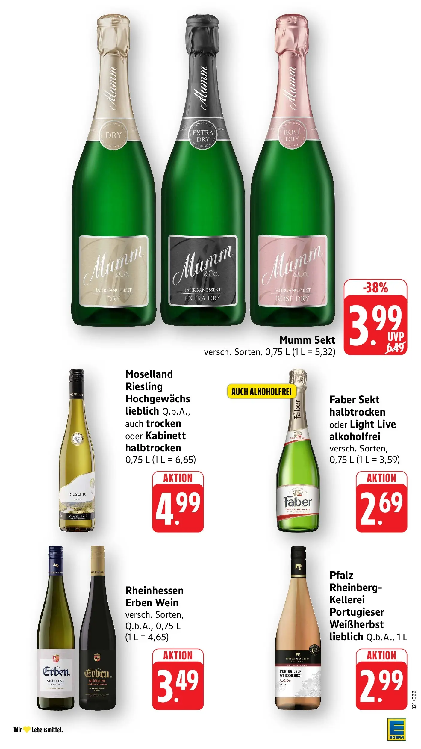Edeka Prospekt Beckingen (ab 27.07.2026) » Angebote Online | Seite: 32 | Produkte: Mumm sekt, Sekt, Wein