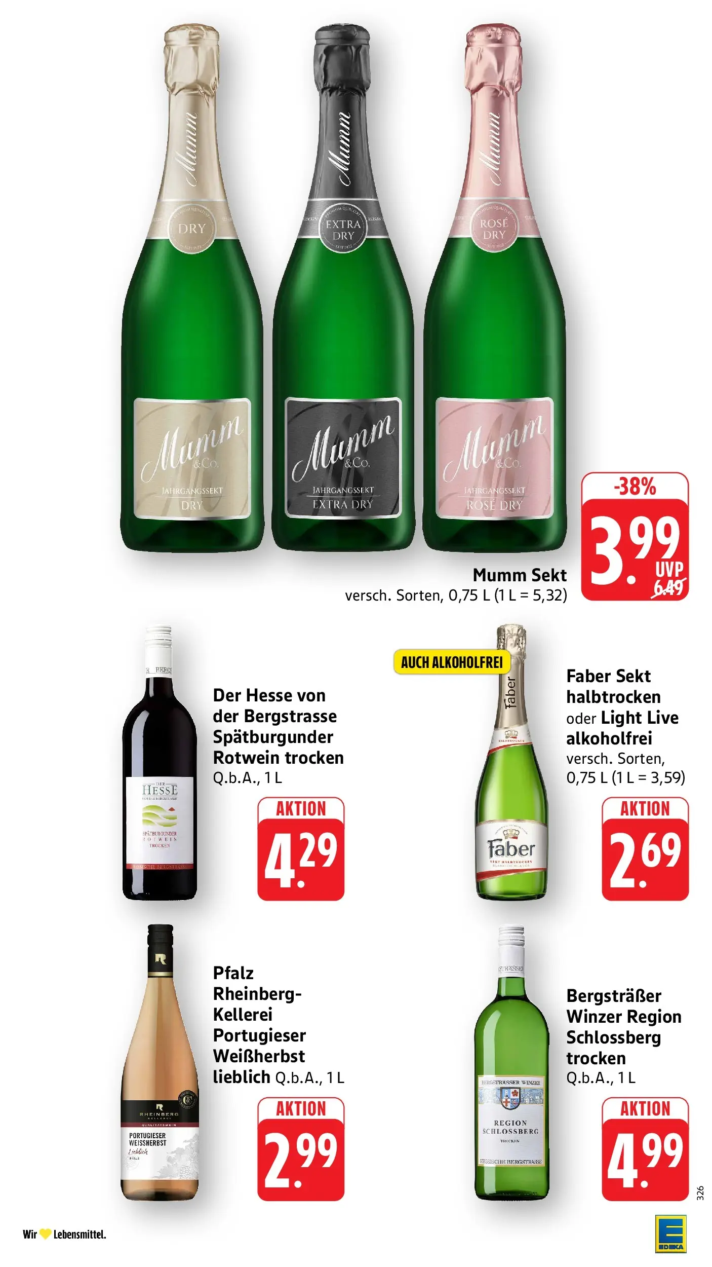 Edeka Prospekt Birkenau (ab 27.07.2026) » Angebote Online | Seite: 32 | Produkte: Mumm sekt, Rotwein, Sekt, Rotwein trocken
