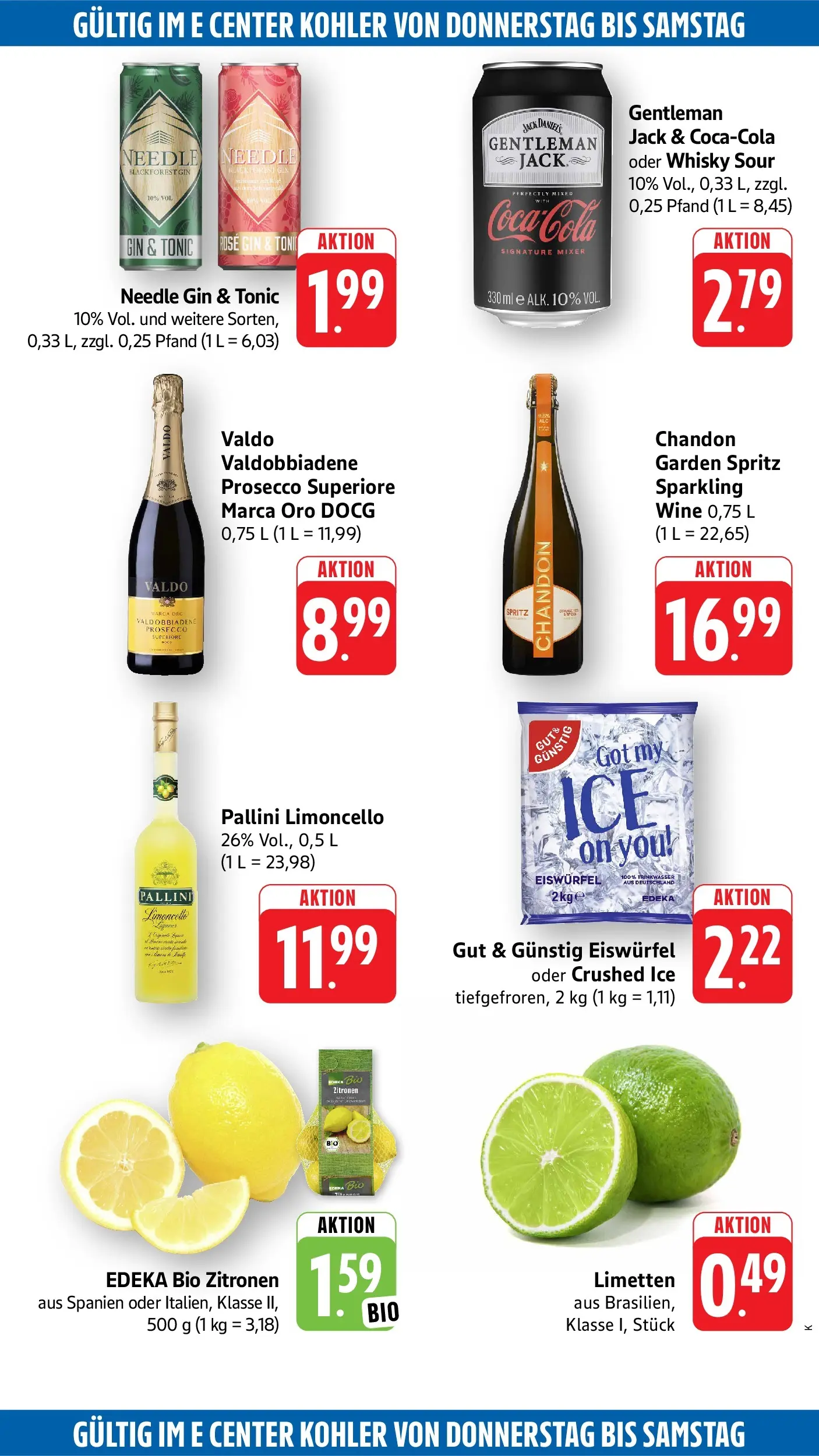 Edeka Prospekt Ettenheim (ab 27.07.2026) » Angebote Online | Seite: 51 | Produkte: Whisky, Limetten, Prosecco, Zitronen