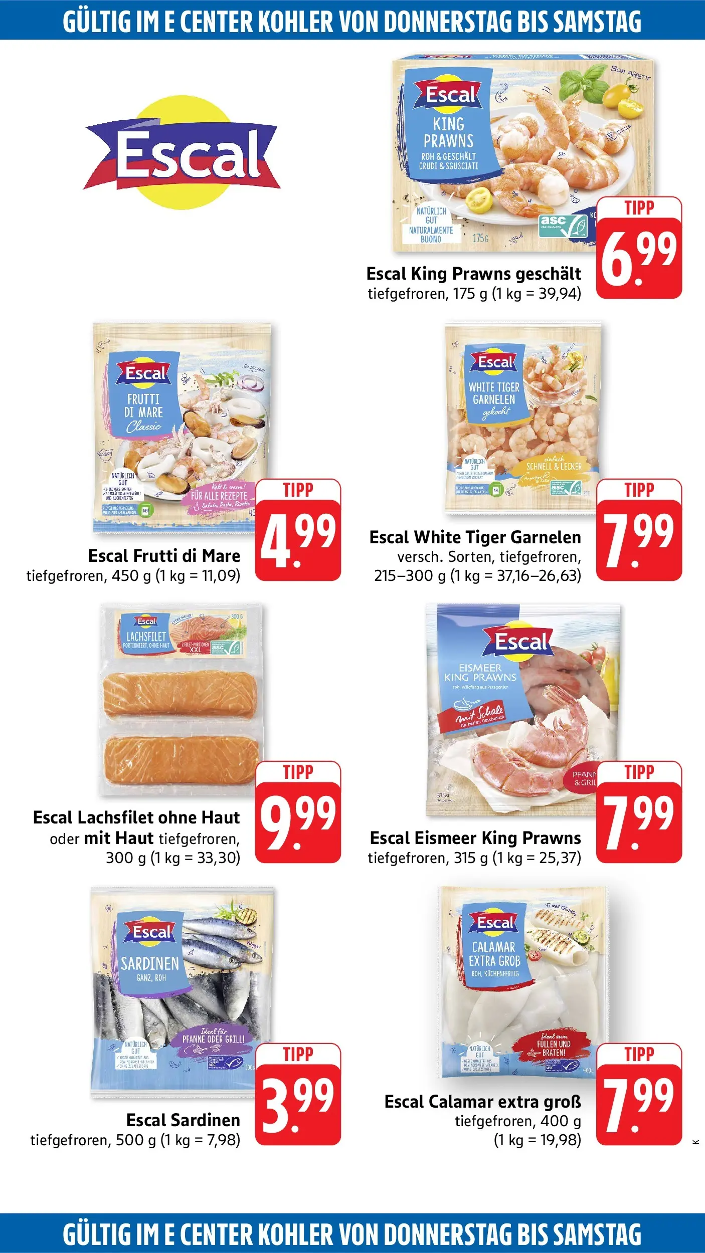 Edeka Prospekt Ettenheim (ab 27.07.2026) » Angebote Online | Seite: 53 | Produkte: Garnelen, Tiger garnelen