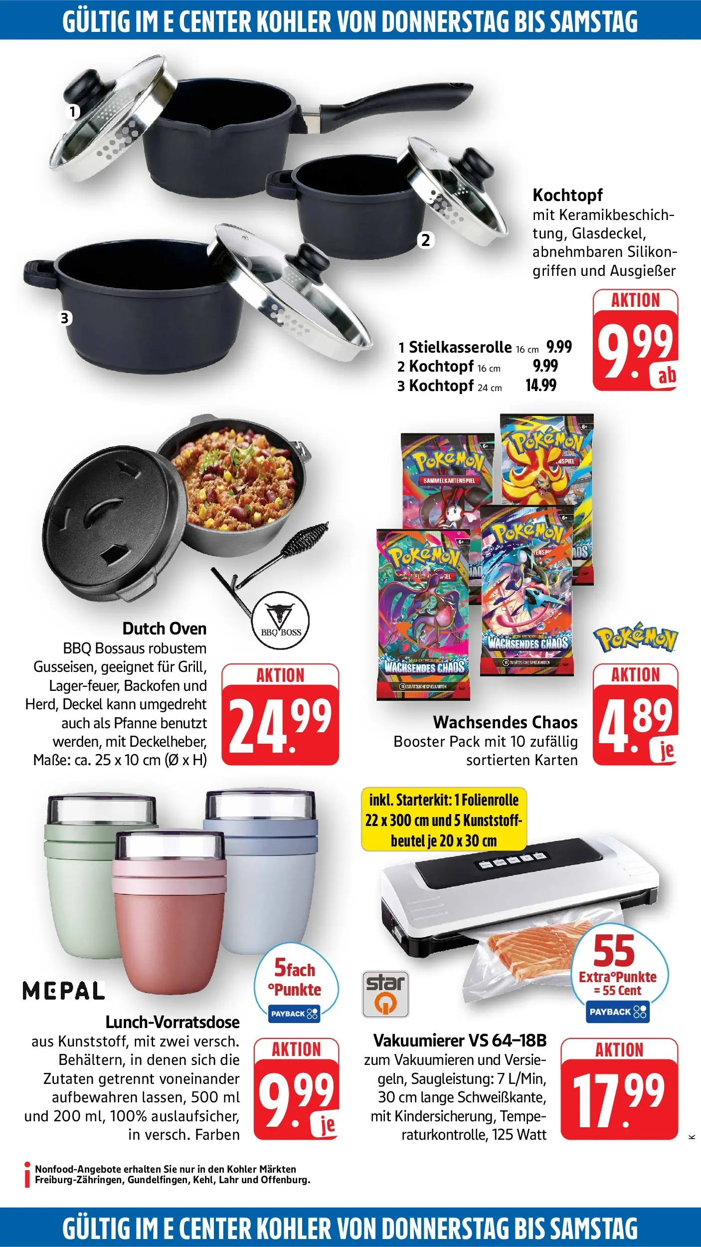 Edeka Prospekt Ettenheim (ab 27.07.2026) » Angebote Online | Seite: 54 | Produkte: Vakuumierer, Backofen