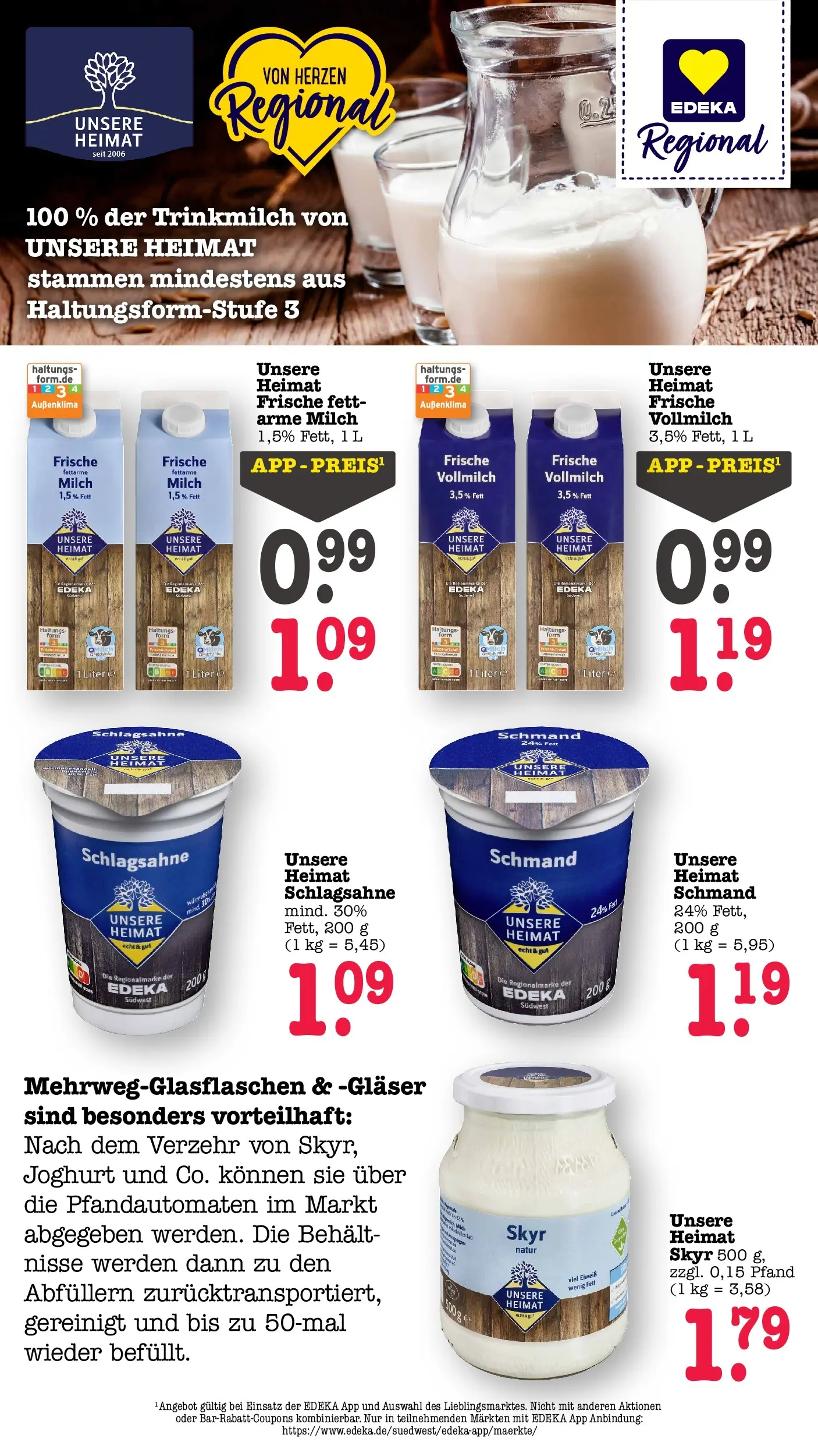 Edeka Prospekt Offenbach (ab 27.07.2026) ยป Angebote Online | Seite: 25 | Produkte: Schlagsahne, Milch, Joghurt, Skyr Edeka Prospekt Offenbach (ab 27.07.2026) ยป Angebote Online | Seite: 25 | Produkte: Schlagsahne, Milch, Joghurt, Skyr