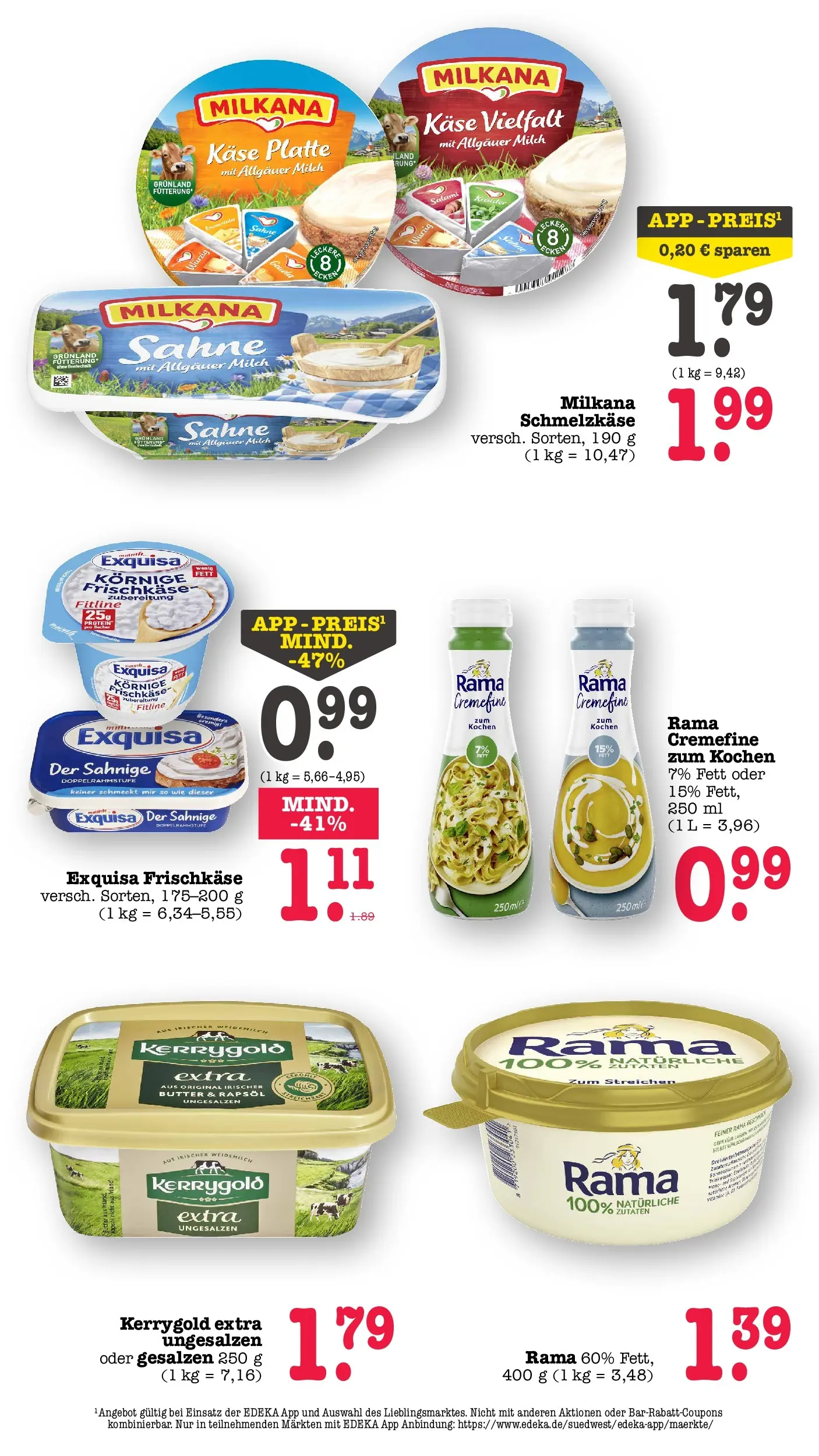 Edeka Prospekt Offenbach (ab 27.07.2026) ยป Angebote Online | Seite: 27 | Produkte: Rama, Kรคse, Milkana, Sahne Edeka Prospekt Offenbach (ab 27.07.2026) ยป Angebote Online | Seite: 27 | Produkte: Rama, Kรคse, Milkana, Sahne