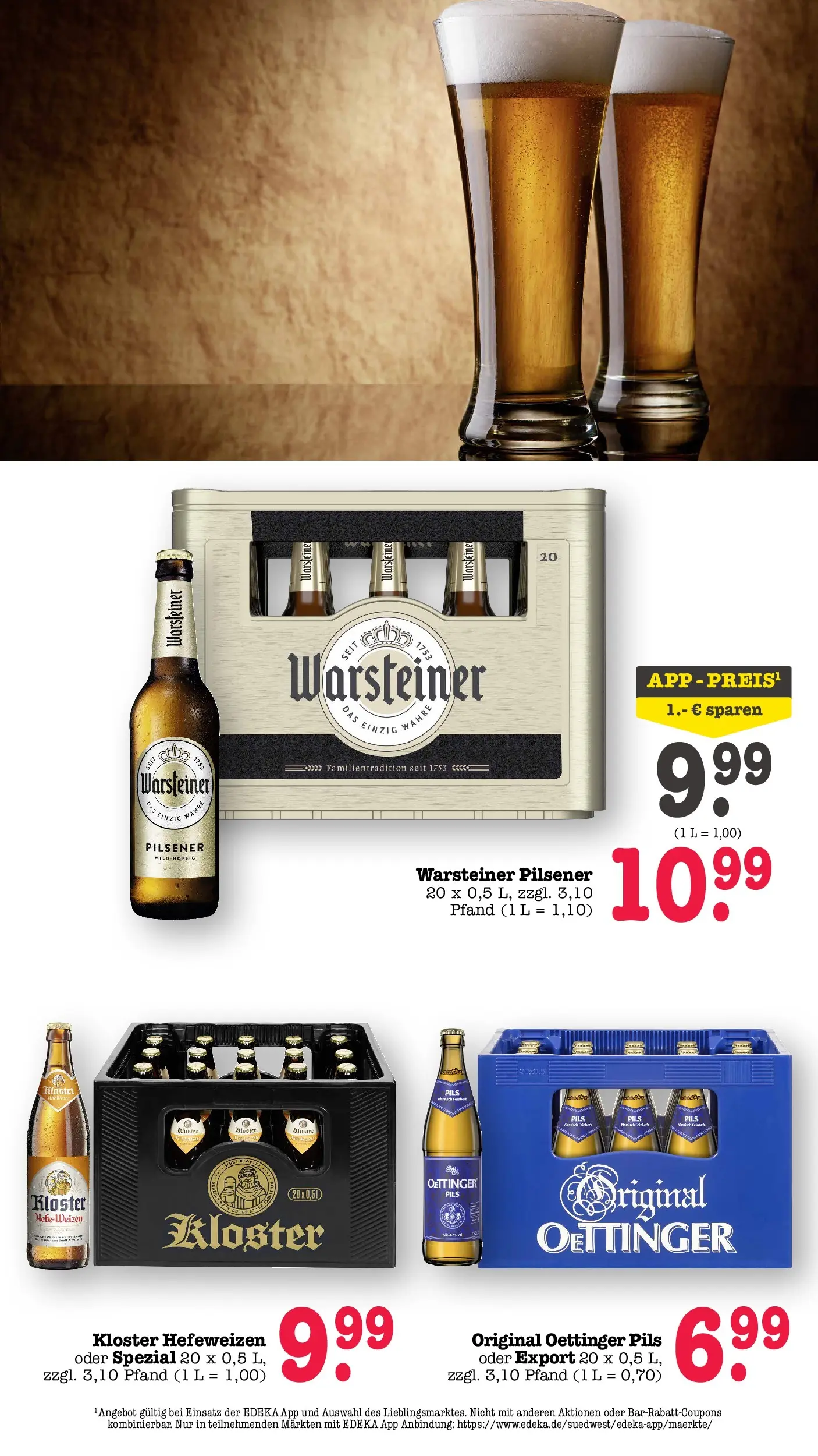 Edeka Prospekt Offenbach (ab 27.07.2026) ยป Angebote Online | Seite: 46 | Produkte: Pils, Oettinger, Warsteiner Edeka Prospekt Offenbach (ab 27.07.2026) ยป Angebote Online | Seite: 46 | Produkte: Pils, Oettinger, Warsteiner
