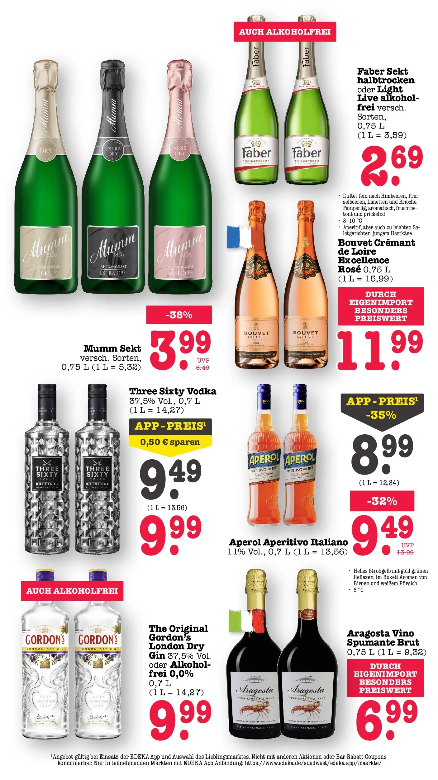 Edeka Prospekt Offenbach (ab 27.07.2026) ยป Angebote Online | Seite: 50 | Produkte: Sekt, Pfirsich, Vodka, Gin Edeka Prospekt Offenbach (ab 27.07.2026) ยป Angebote Online | Seite: 50 | Produkte: Sekt, Pfirsich, Vodka, Gin