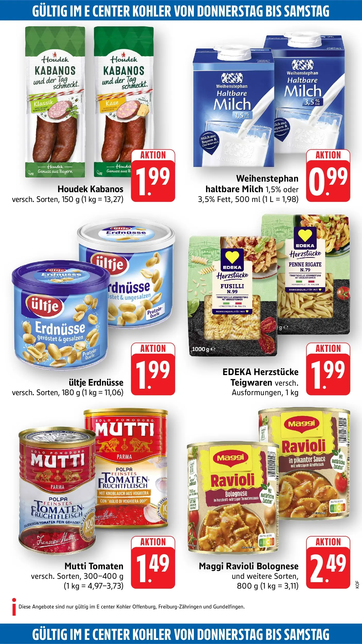 Edeka Prospekt Offenburg (ab 27.07.2026) » Angebote Online | Seite: 53 | Produkte: Ultje erdnusse, Maggi, Käse, Haltbare milch