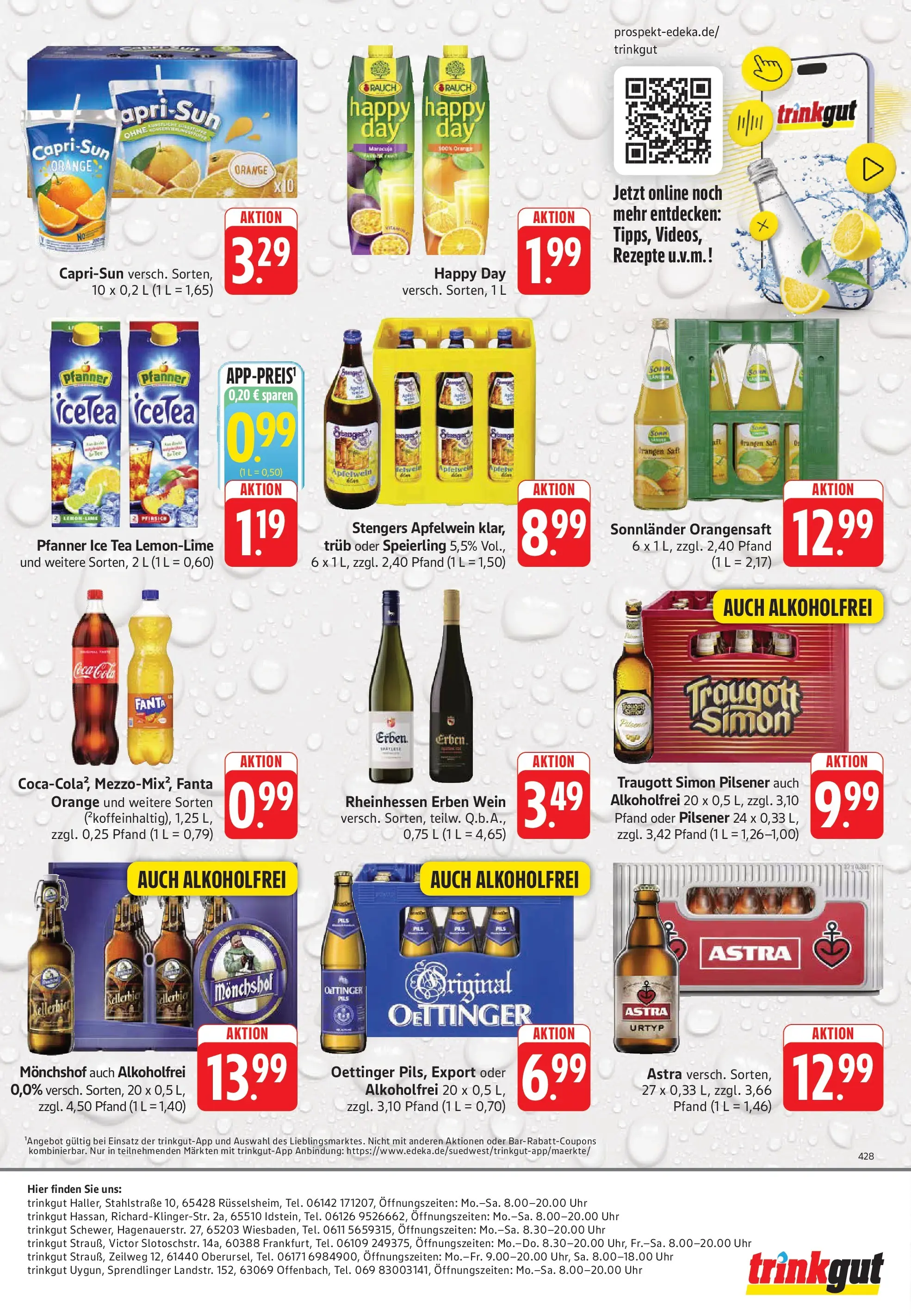 Trinkgut Prospekt Frankfurt A.M. (ab 27.07.2026) » Angebote online | Seite: 6 | Produkte: Fanta, Pils, Orangensaft, Pfirsich
