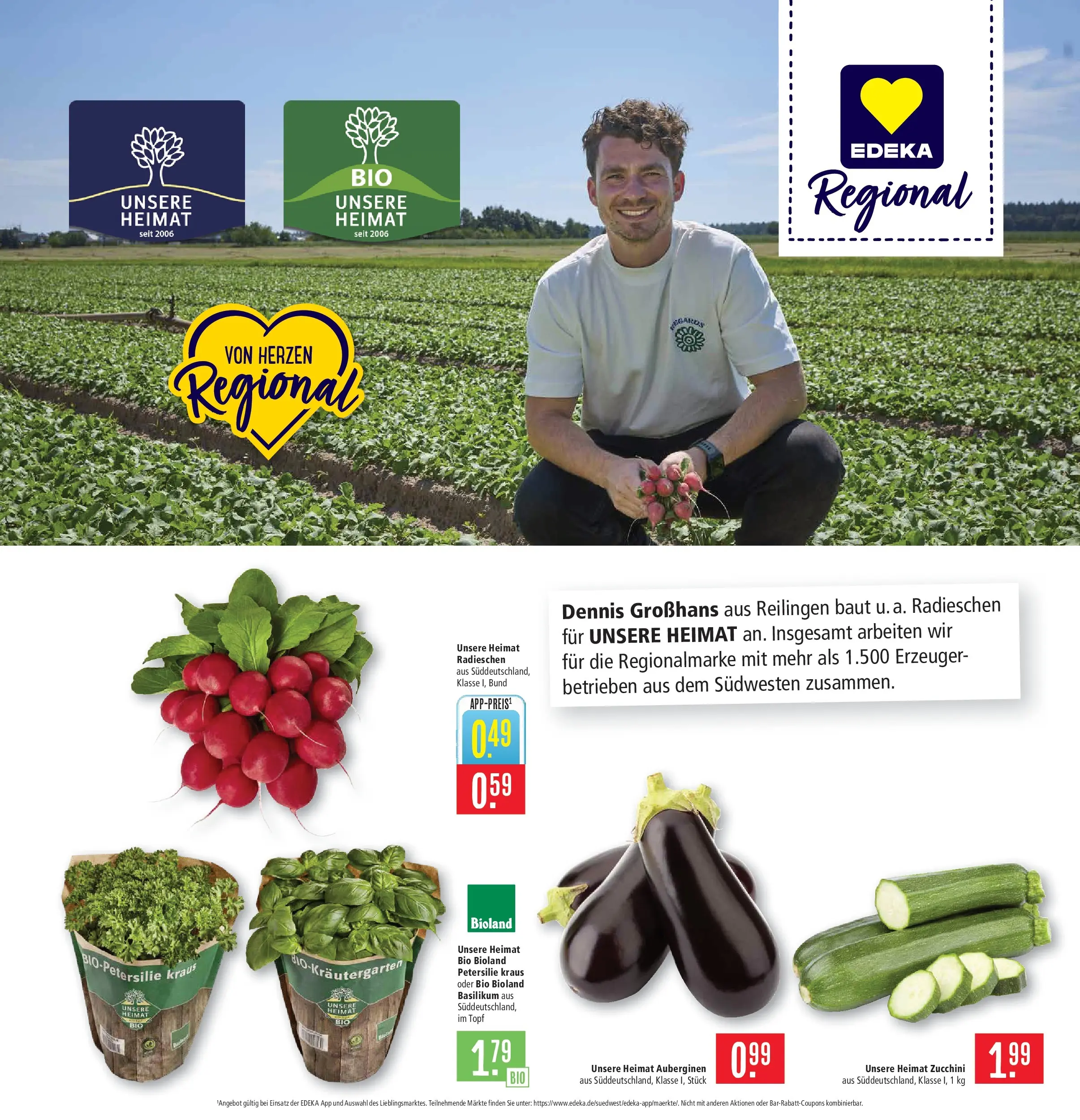 Marktkauf Prospekt Schorndorf (ab 27.07.2026) » Angebote online | Seite: 6 | Produkte: Petersilie, Zucchini