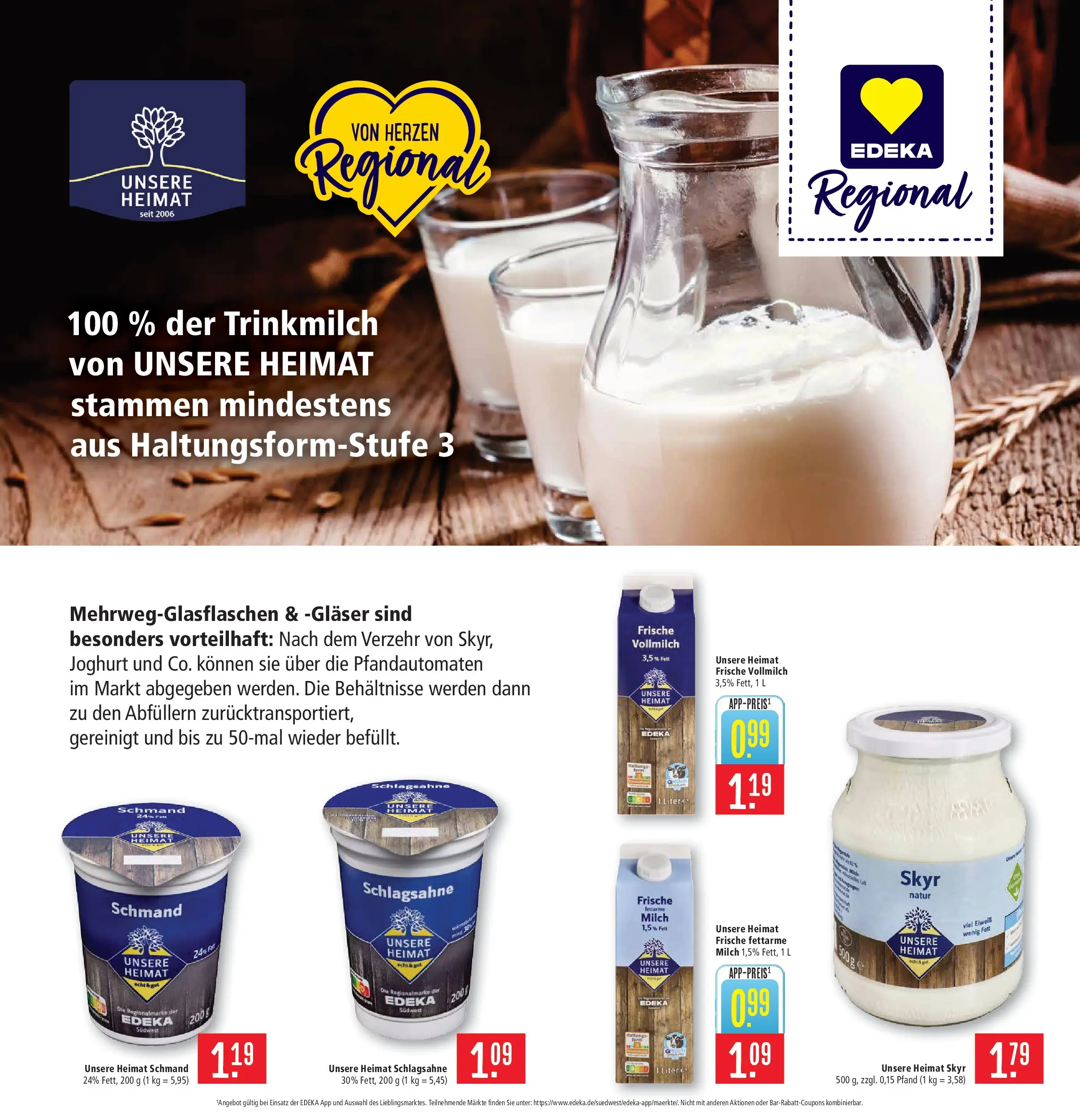 Marktkauf Prospekt Schorndorf (ab 27.07.2026) » Angebote online | Seite: 13 | Produkte: Schlagsahne, Milch, Joghurt, Skyr