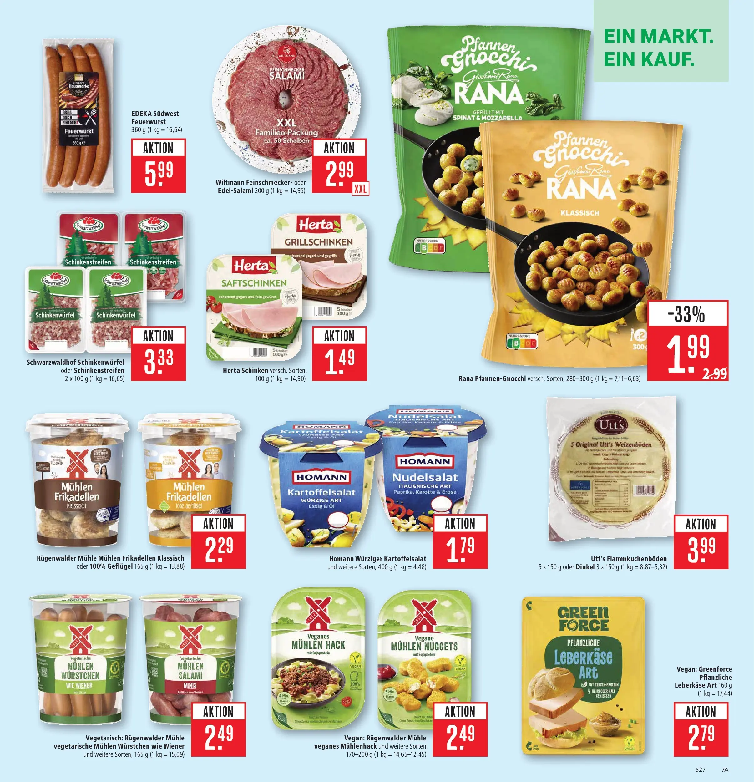 Marktkauf Prospekt Aschaffenburg (ab 27.07.2026) » Angebote online | Seite: 9 | Produkte: Mühle, Salami, Schinken, Karotte