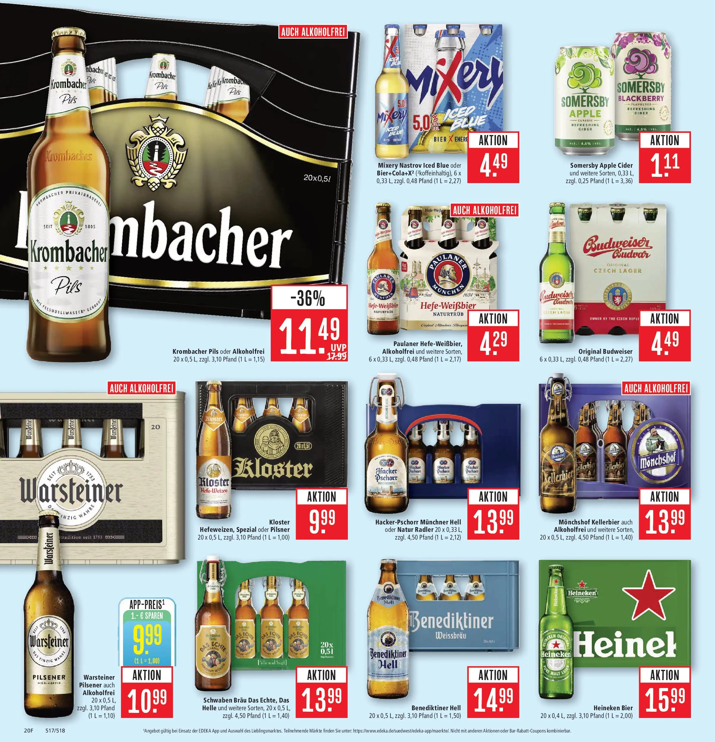 Marktkauf Prospekt Schorndorf (ab 27.07.2026) » Angebote online | Seite: 28 | Produkte: Bier, Benediktiner hell, Heineken, Warsteiner