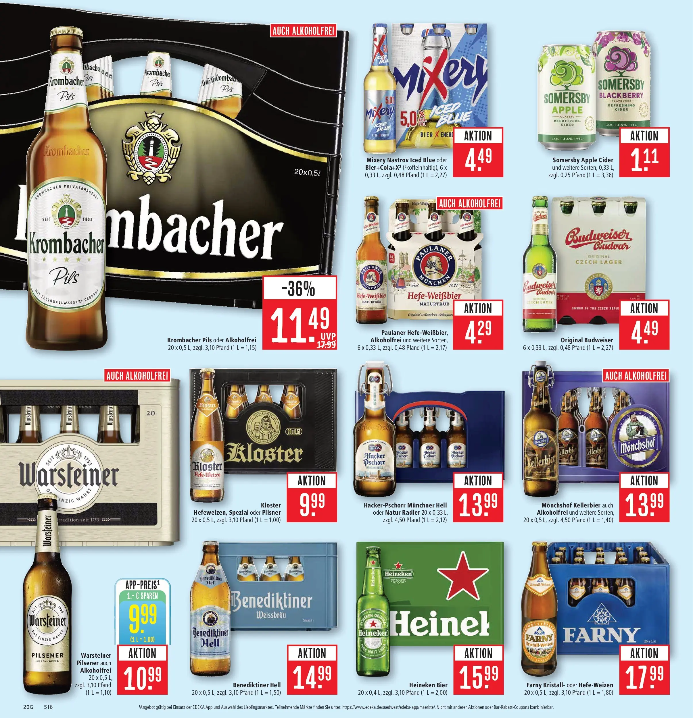 Marktkauf Prospekt Friedrichshafen (ab 27.07.2026) » Angebote online | Seite: 28 | Produkte: Pils, Radler, Krombacher, Paulaner
