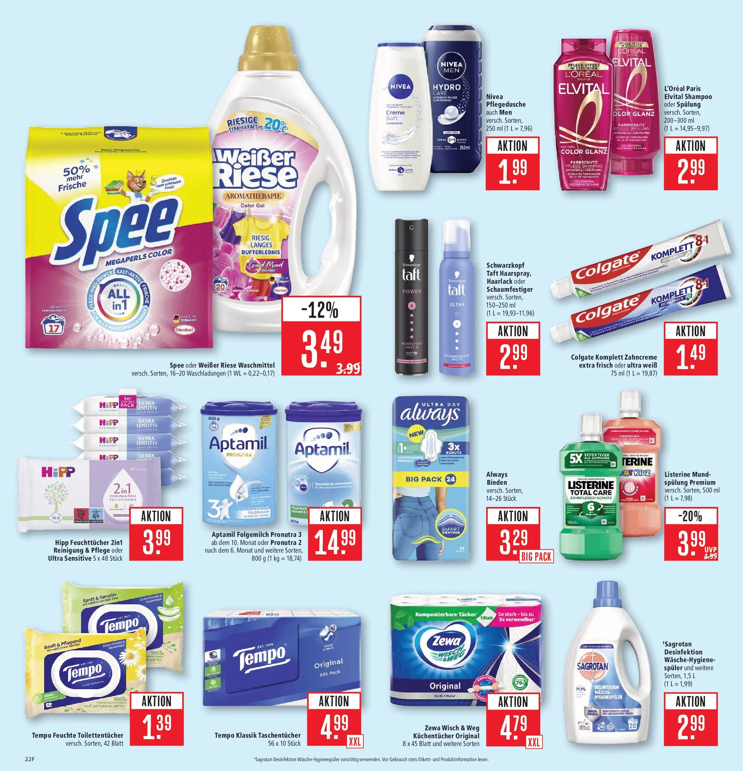 Marktkauf Prospekt Schorndorf (ab 27.07.2026) » Angebote online | Seite: 30 | Produkte: Zewa, Shampoo, Creme, Spee