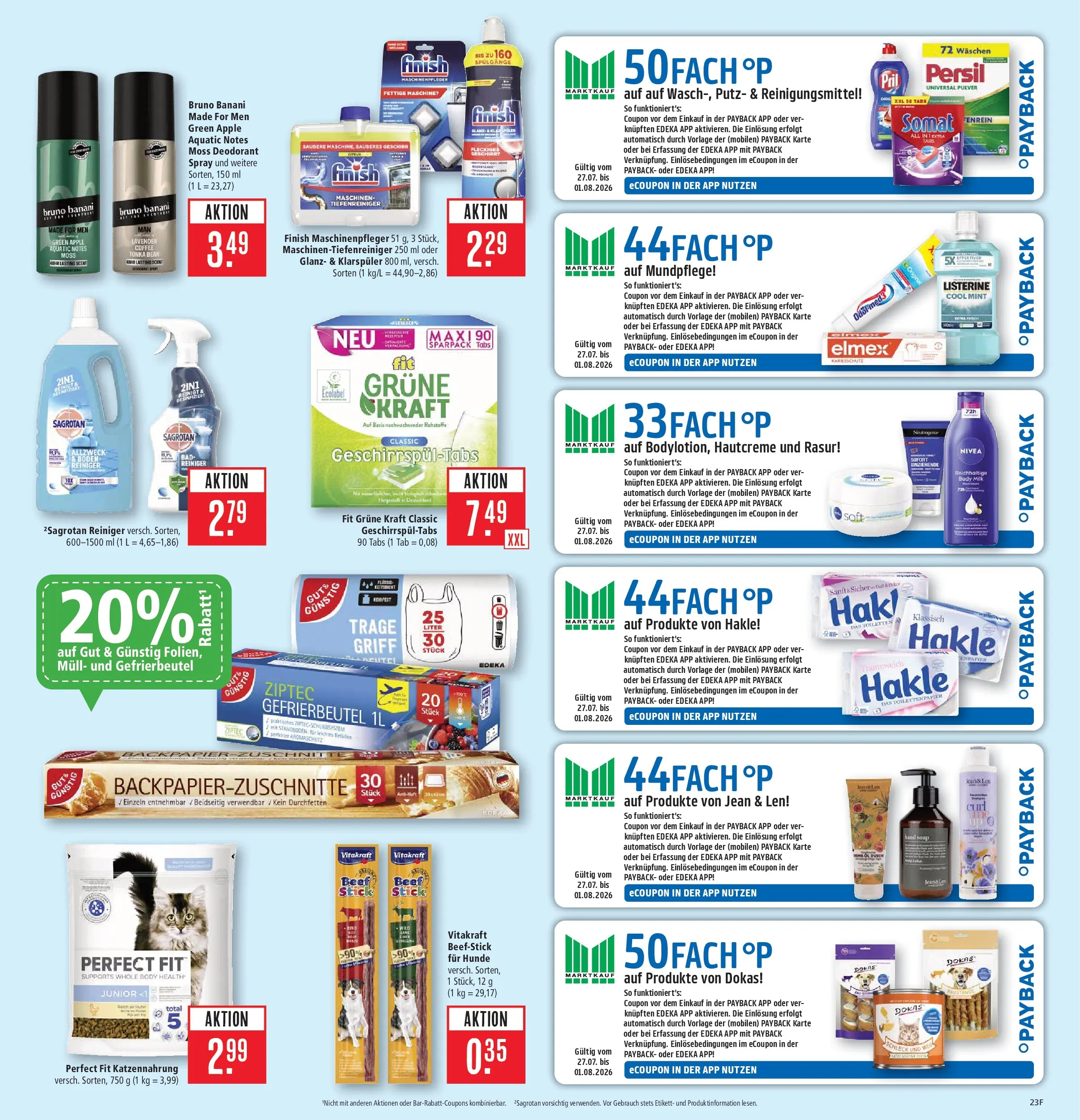Marktkauf Prospekt Schorndorf (ab 27.07.2026) » Angebote online | Seite: 31 | Produkte: Deodorant, Pril, Persil, Listerine