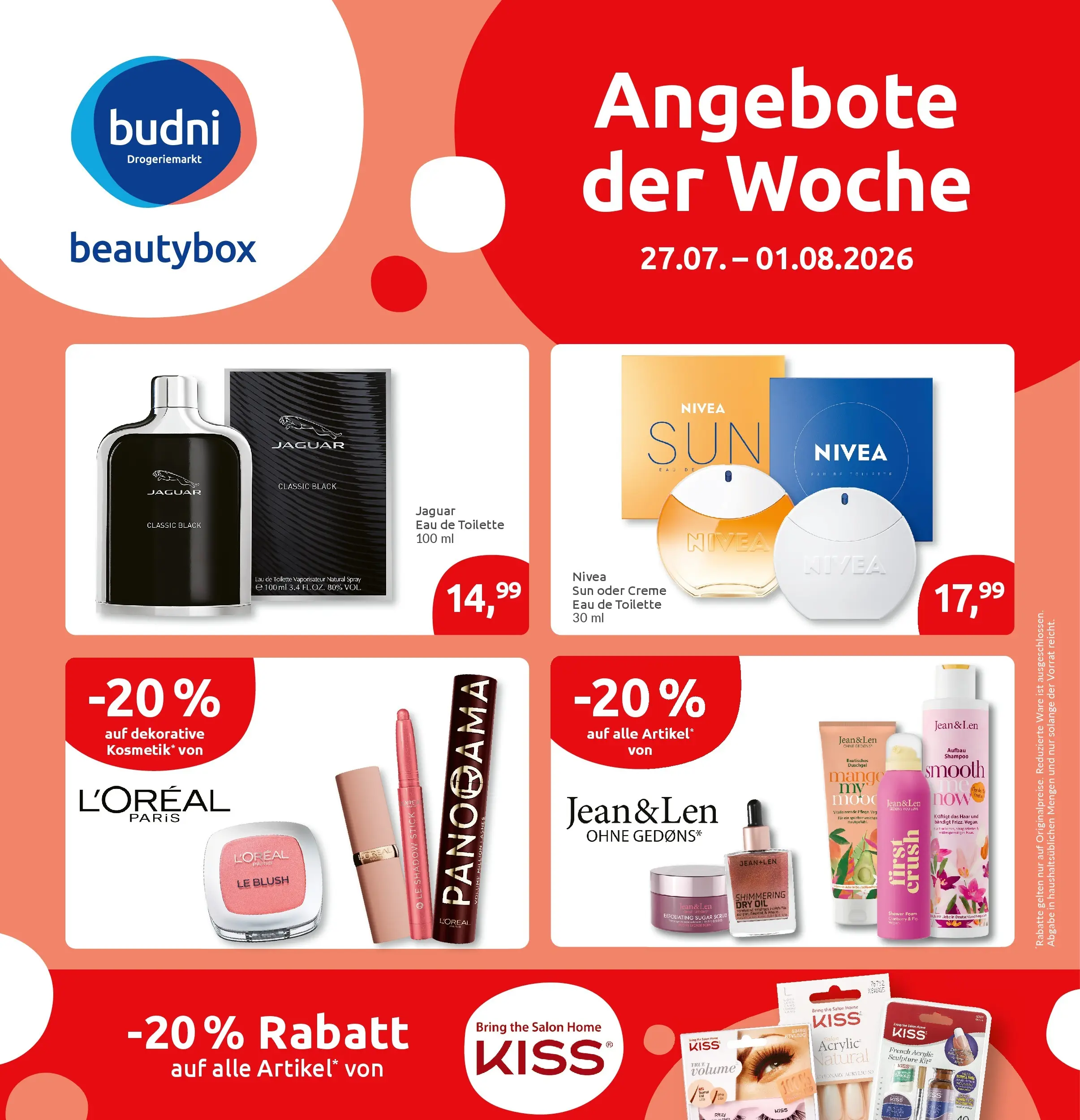 Marktkauf Prospekt Schorndorf (ab 27.07.2026) » Angebote online | Seite: 33 | Produkte: Toilette, Eau de Toilette, Duschgel, Blush