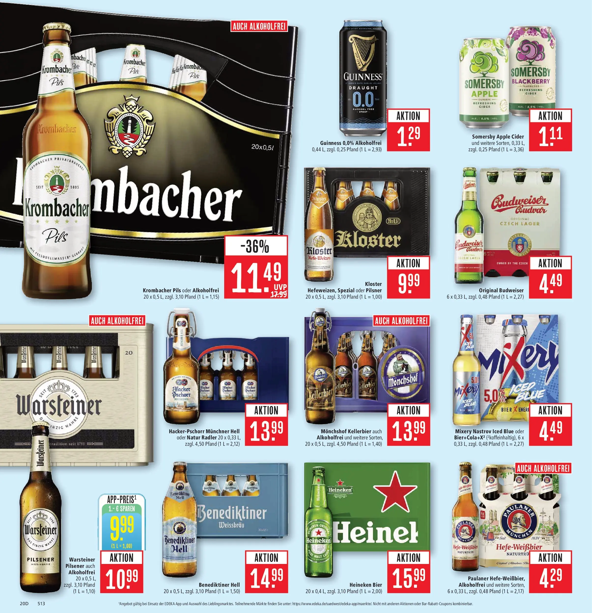 Marktkauf Prospekt Weil Am Rhein (ab 27.07.2026) » Angebote online | Seite: 28 | Produkte: Bier, Pils, Benediktiner hell, Apple