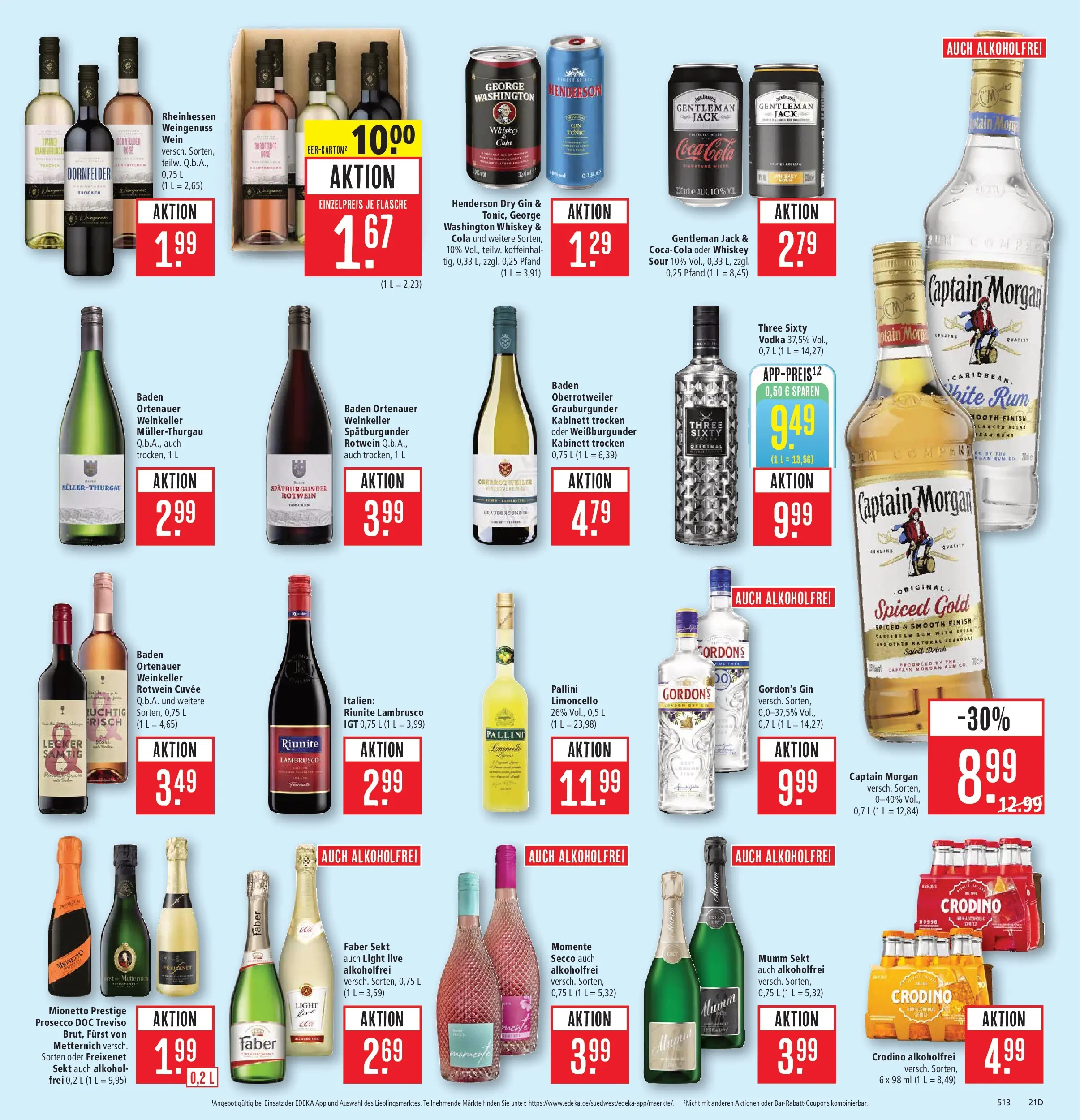 Marktkauf Prospekt Weil Am Rhein (ab 27.07.2026) » Angebote online | Seite: 29 | Produkte: Mumm sekt, Sekt, Prosecco, Limoncello
