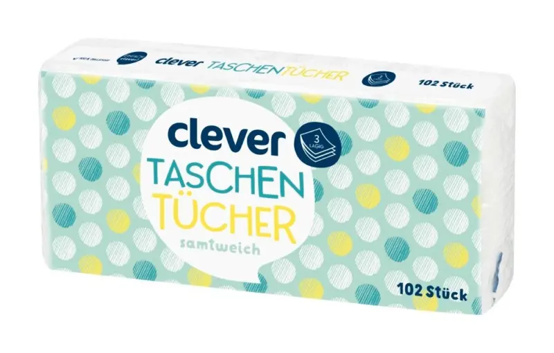 Clever Taschent&uuml;cher 3-lagig