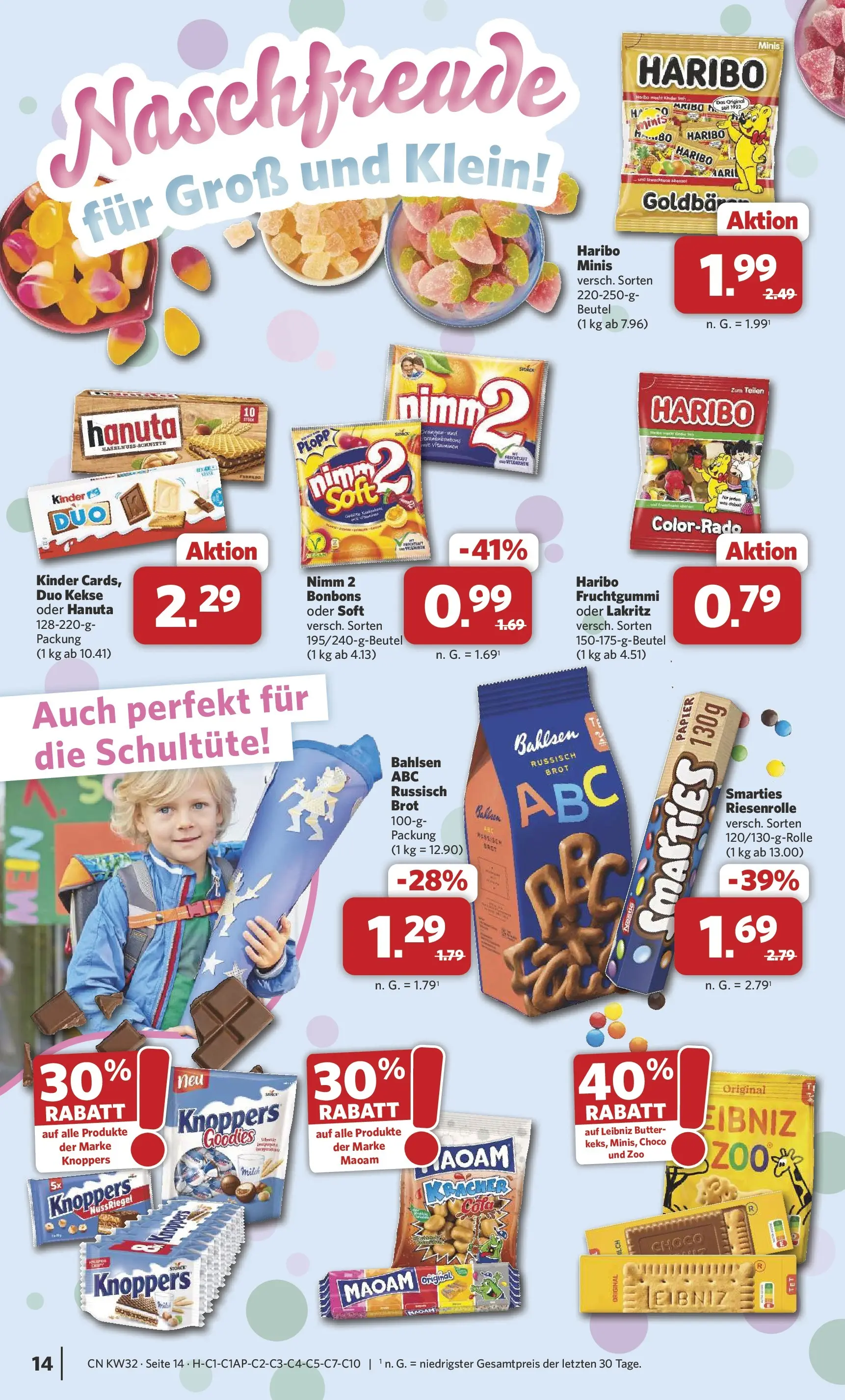 Combi Prospekt Celle (ab 03.08.2026) zum Blättern | Seite: 16 | Produkte: Haribo, Butter, Smarties, Kekse
