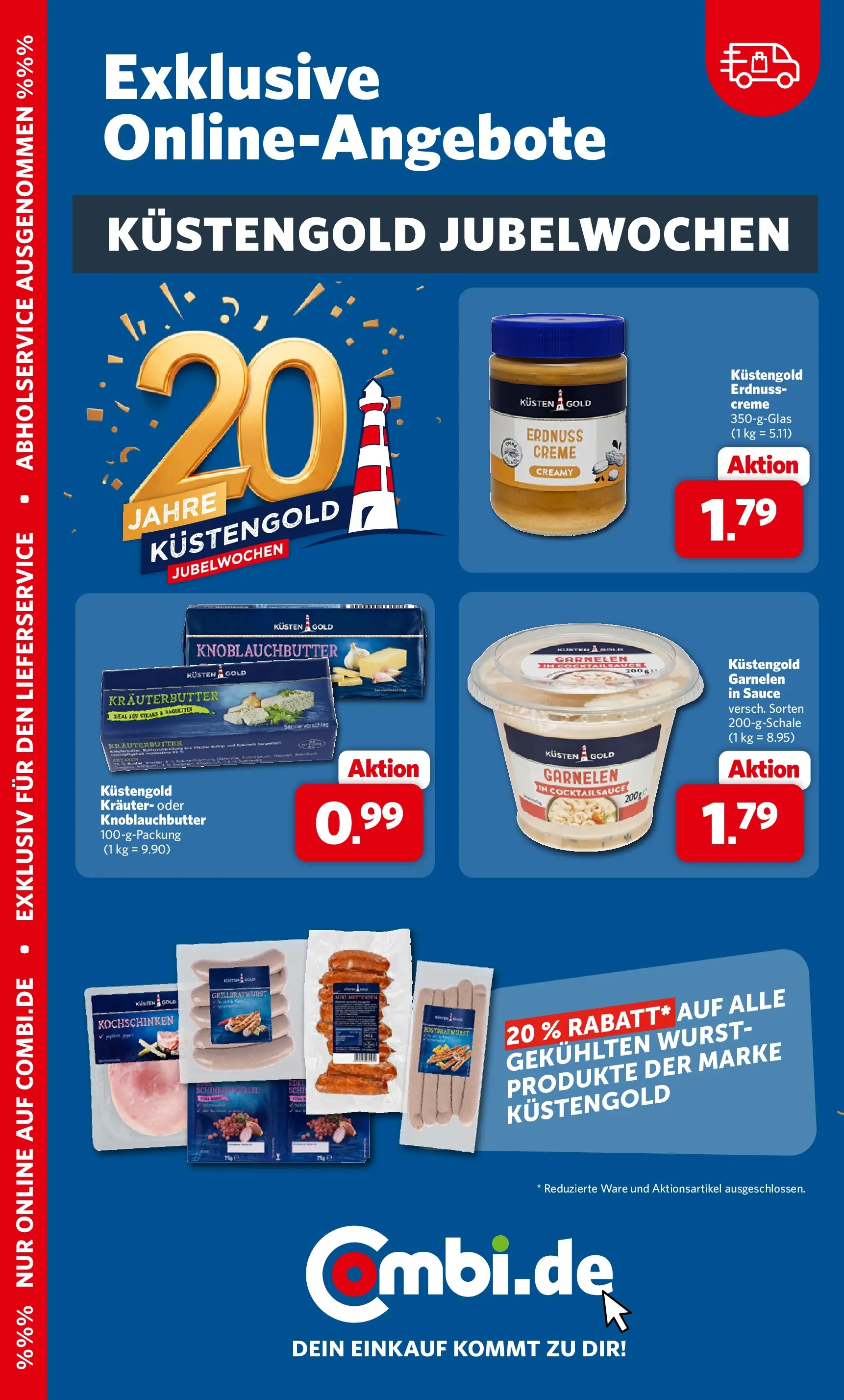 Combi Prospekt Celle (ab 03.08.2026) zum Blättern | Seite: 32 | Produkte: Kräuterbutter, Creme, Wurst, Schinken
