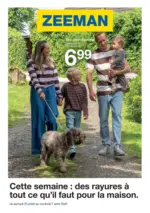 Zeeman Cette semaine : des rayures &agrave; tout ce qu&rsquo;il faut pour la maison. - au 07.08.2026