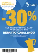 Regina Grandi Magazzini -30% - al 09.08.2026