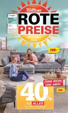 Höffner Prospekt Chemnitz-Röhrsdorf ab 29.07.2026 gültig