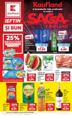 Ofertele Kaufland valabile de la 29.07.2026