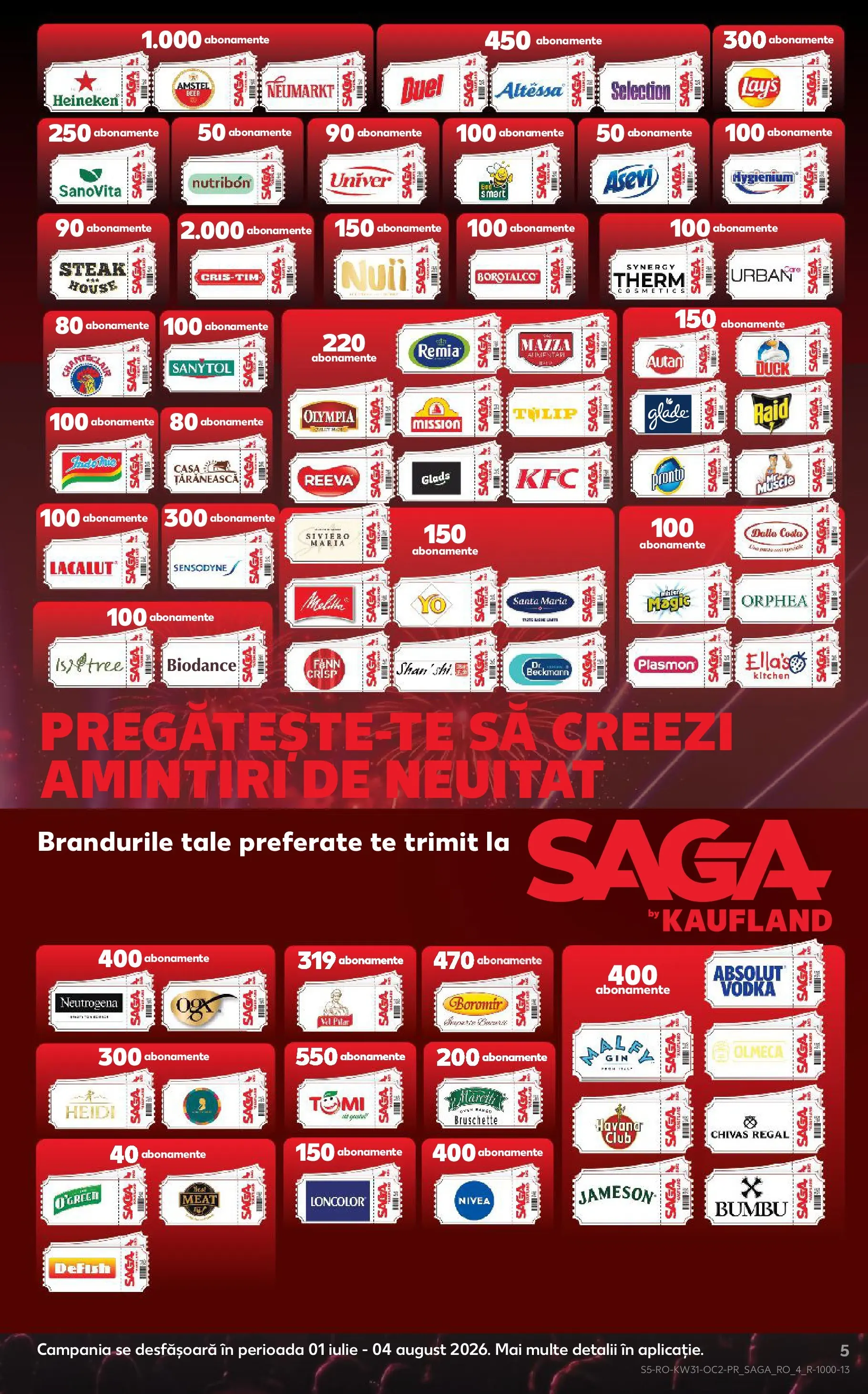 Kaufland Domnesti 29.07.2026 - Revista si Oferta | Pagină: 5 | Produse: Vodka