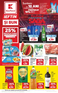 Ofertele Kaufland valabile de la 29.07.2026