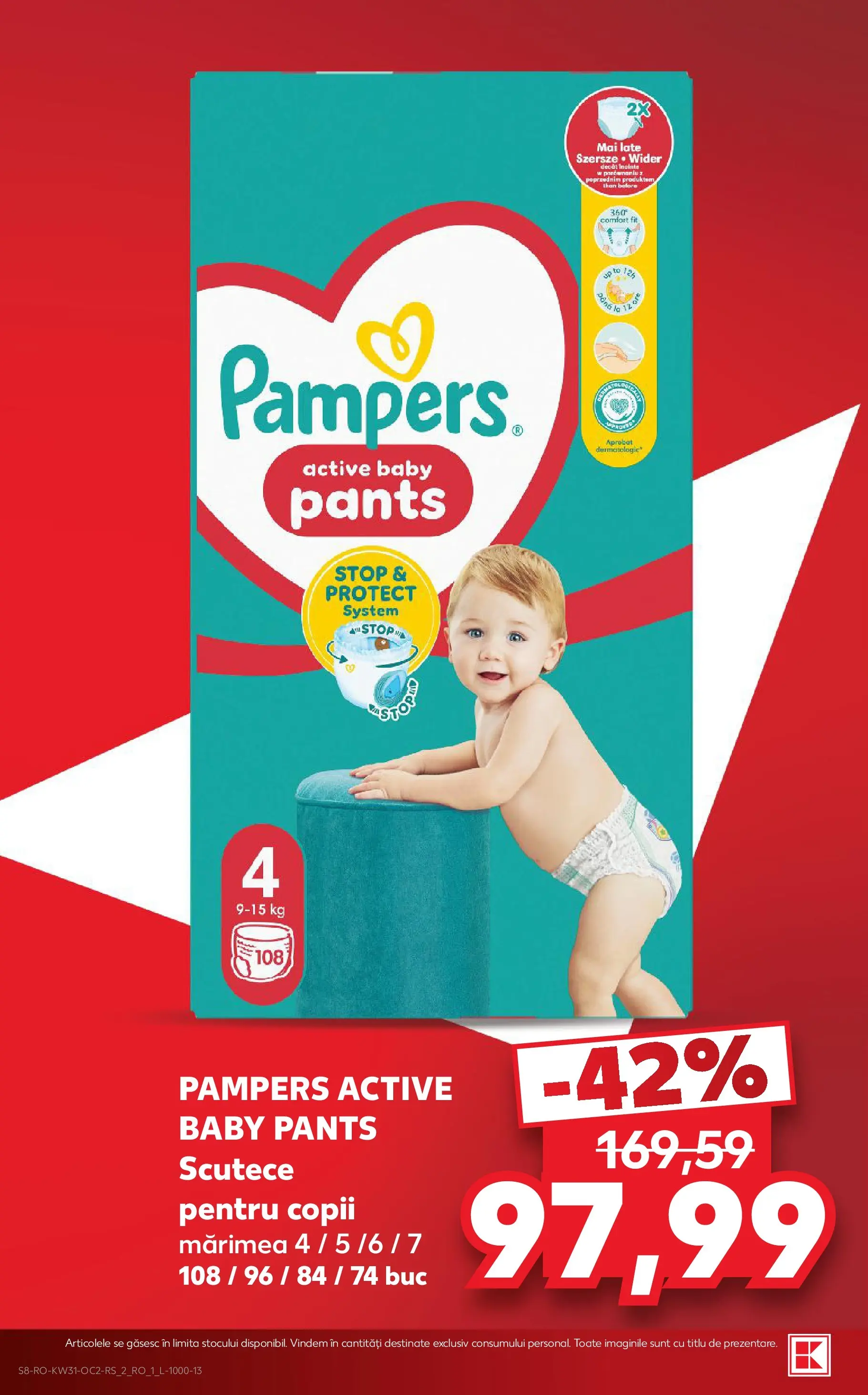 Kaufland Domnesti 29.07.2026 - Revista si Oferta | Pagină: 8 | Produse: Pirinç gevreği, Scutece