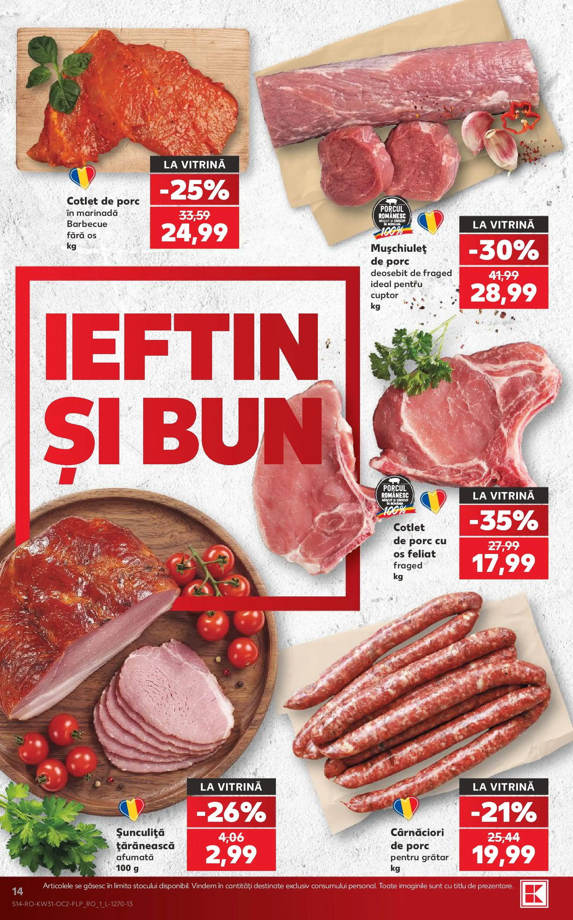 Kaufland Alba Iulia 29.07.2026 - Revista si Oferta | Pagină: 14 | Produse: Cuptor, Lait de coco, Vitrină, Marinadă