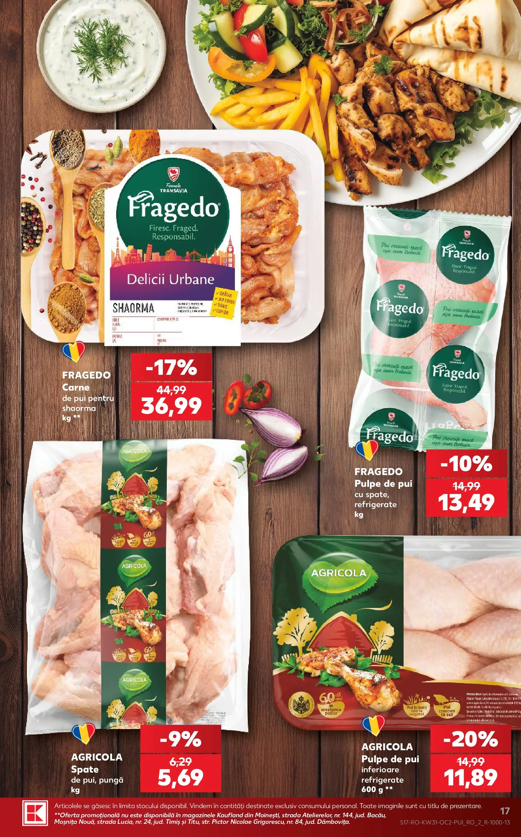 Kaufland Domnesti 29.07.2026 - Revista si Oferta | Pagină: 17 | Produse: Pungă, Cuptor, Hacıyatmaz Kedi Oyuncağı