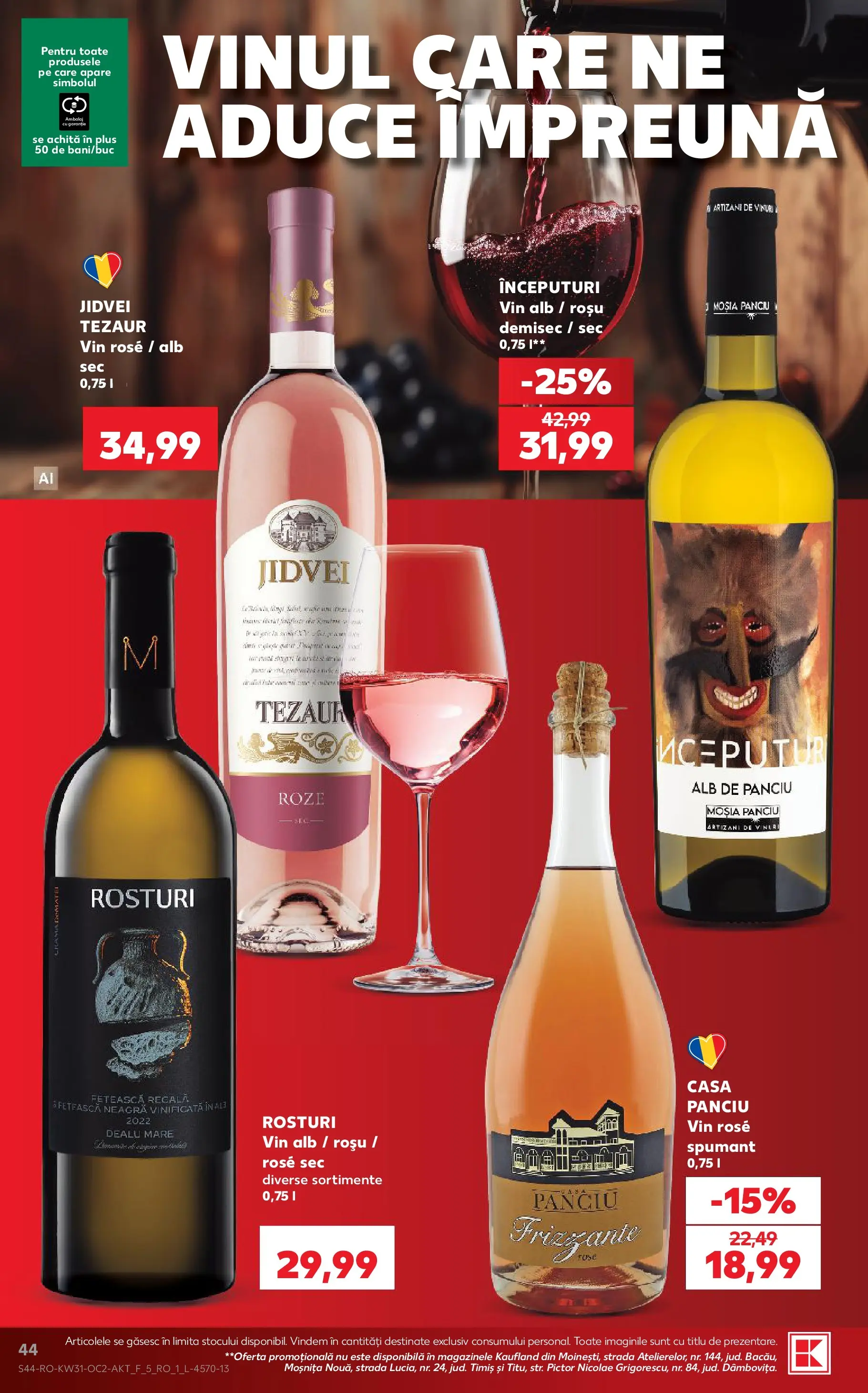 Kaufland Mangalia 29.07.2026 - Revista si Oferta | Pagină: 44 | Produse: Vin