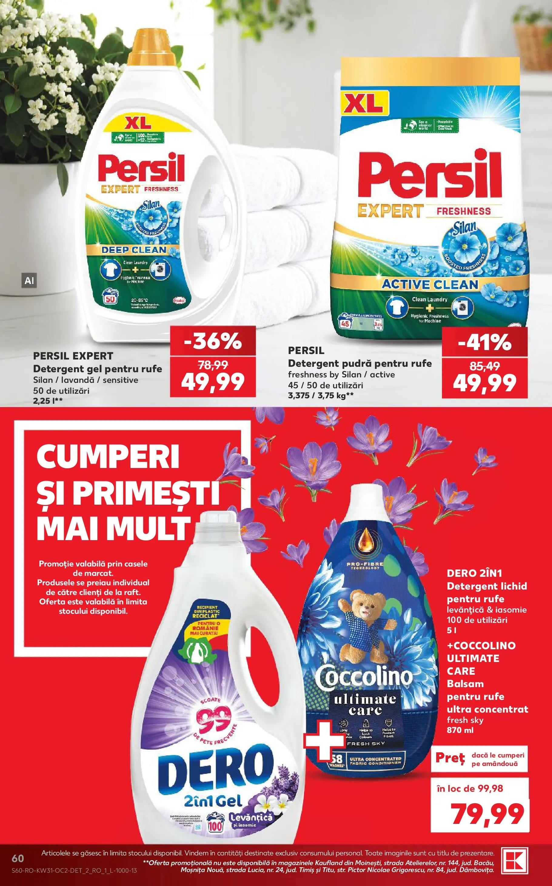 Kaufland Domnesti 29.07.2026 - Revista si Oferta | Pagină: 60 | Produse: Pomelo, Pudră, Balsam, Detergent
