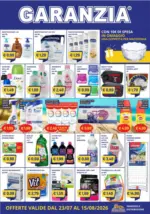 Gruppo Garanzia Offerte valide dal 23/07 al 15/08/2026 - al 15.08.2026