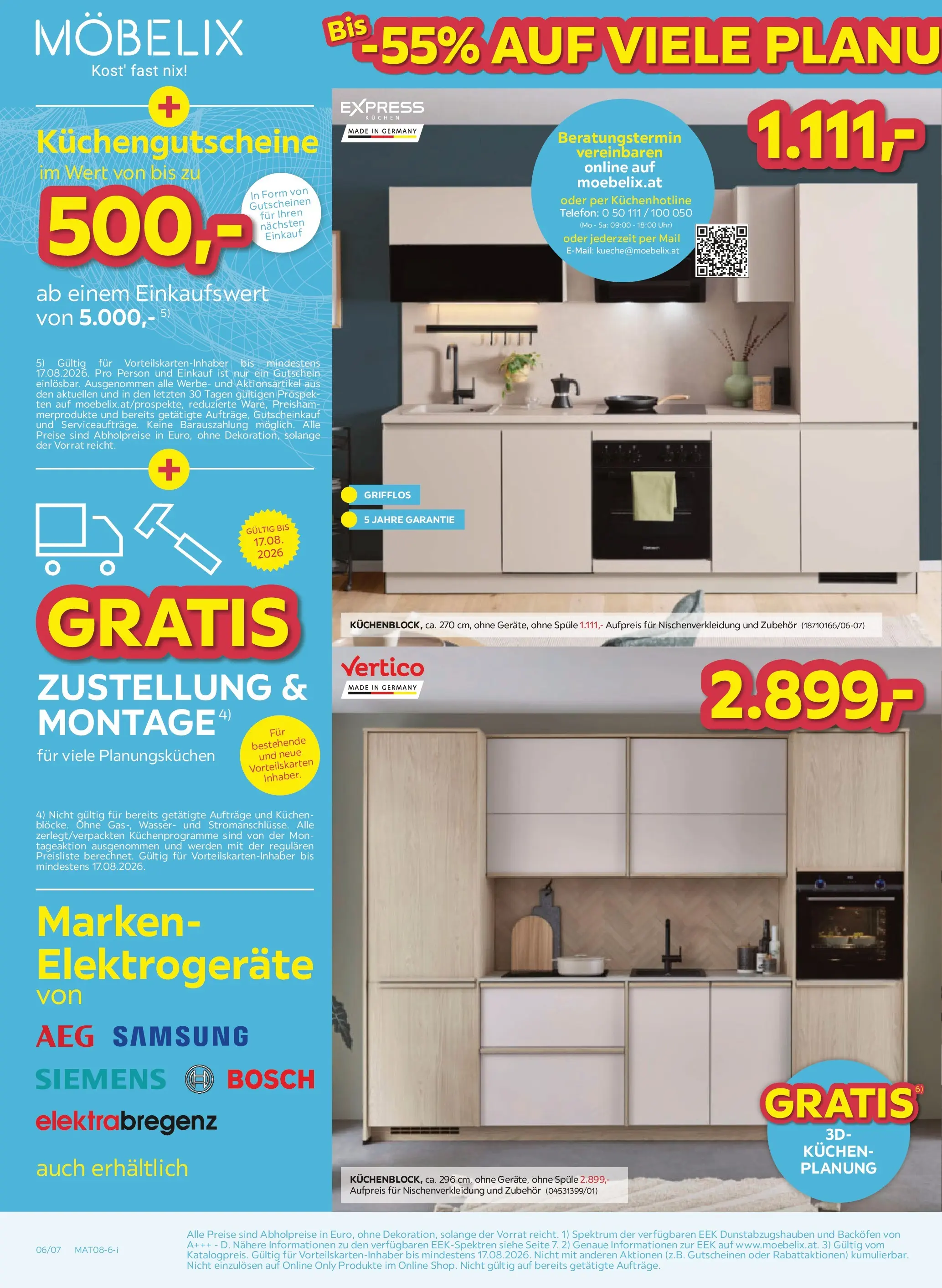 Möbelix Österreichs günstigstes Möbelhaus von 04.08.2026 - Aktuelle Angebote | Seite: 6 | Produkte: Wasser, Telefon, Uhr, Samsung