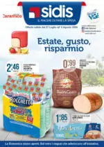 Sidis Estate, gusto, risparmio - al 08.08.2026