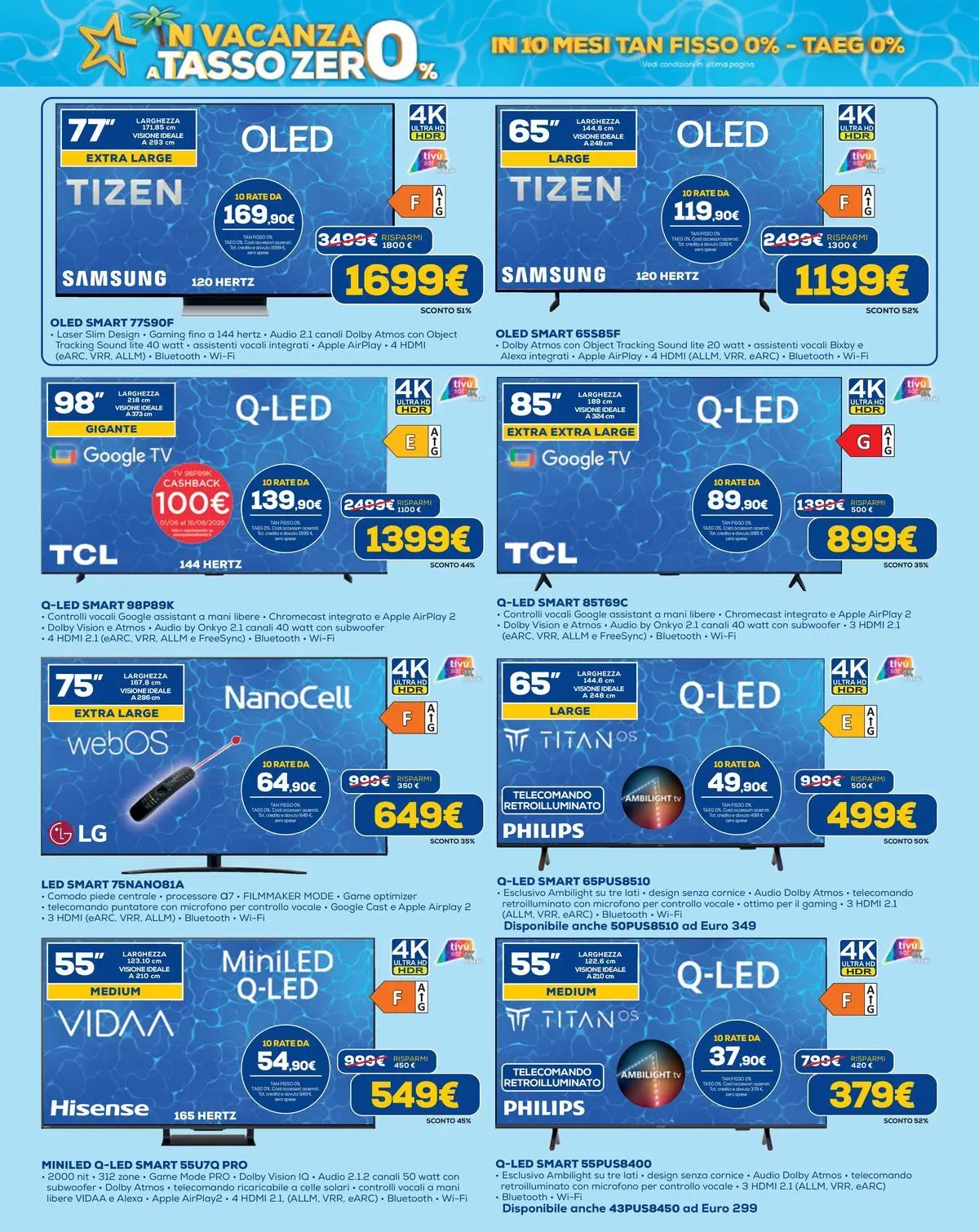 Nuovo Euronics - In vacanza a tasso zero dal 30/07/2026 > offerte anteprima 🛍️ | Pagina: 8
