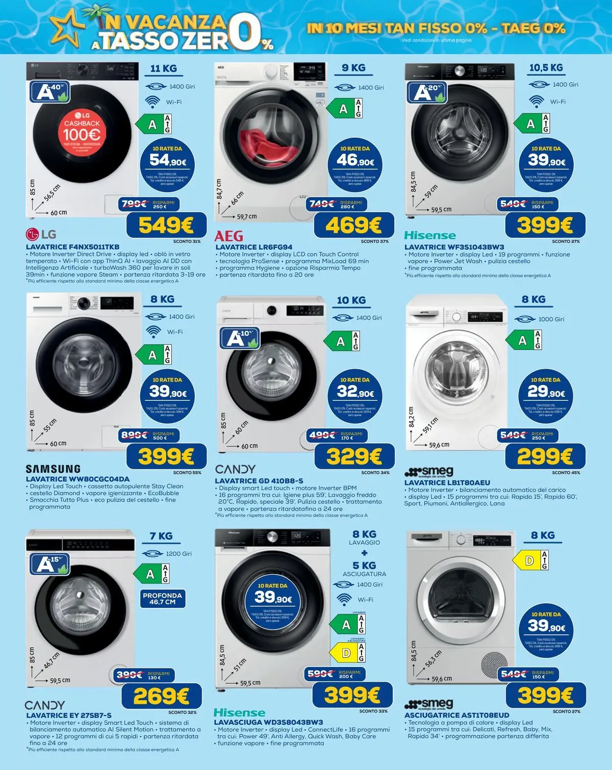Nuovo Euronics - In vacanza a tasso zero dal 30/07/2026 > offerte anteprima 🛍️ | Pagina: 14
