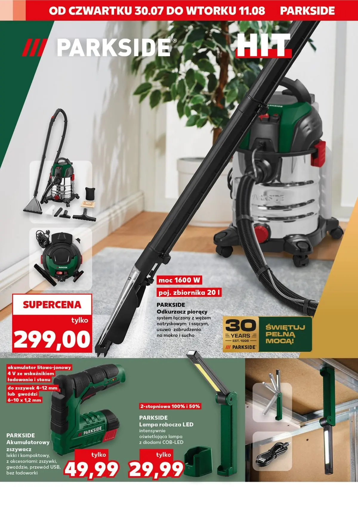 Kaufland gazetka - Złap Okazje od 30.07.2026 - od jutra PDF | Strona: 8 | Produkty: Odkurzacz, Cleaner, Lampa